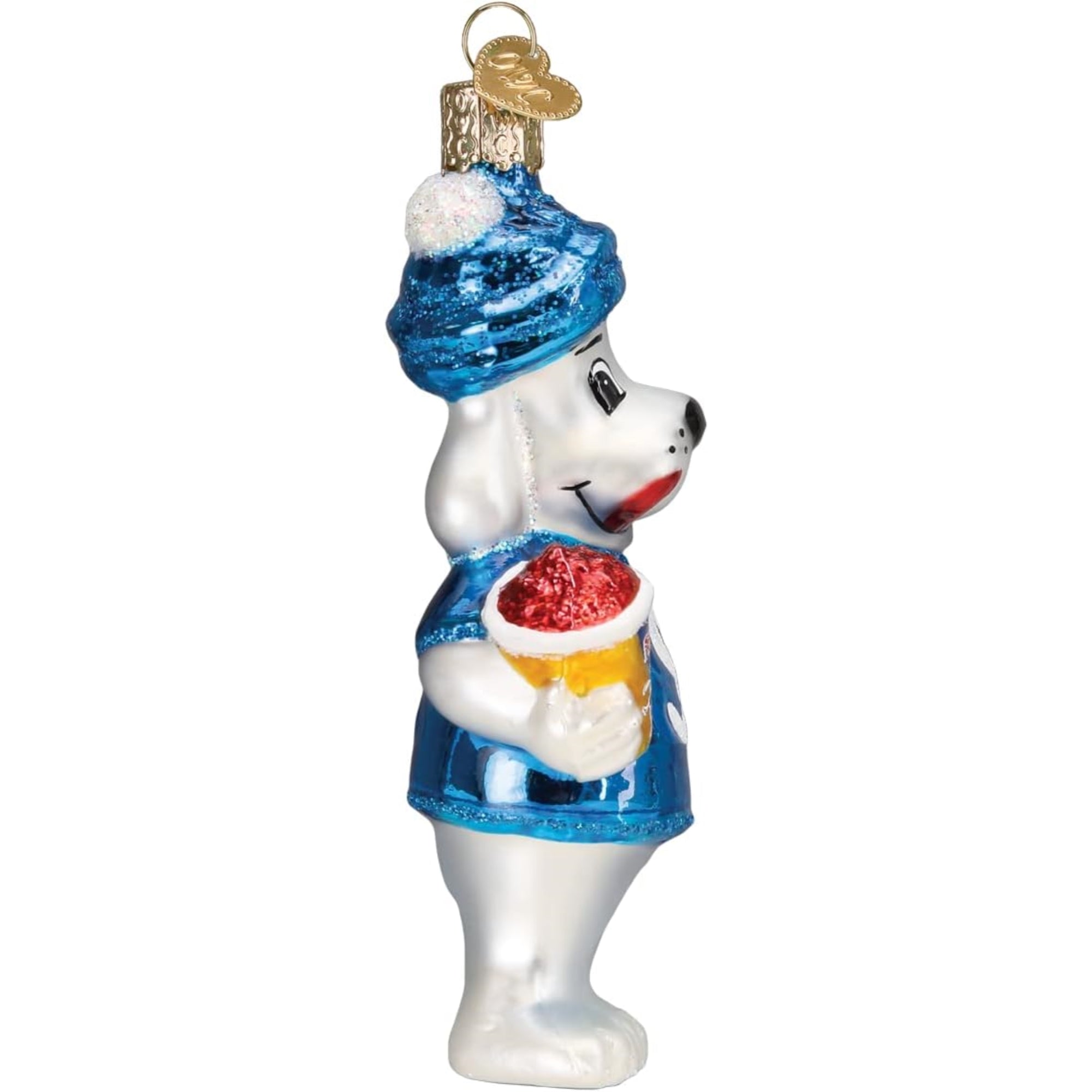 Old World Christmas Slush Puppie Blown Glass Holiday Ornament