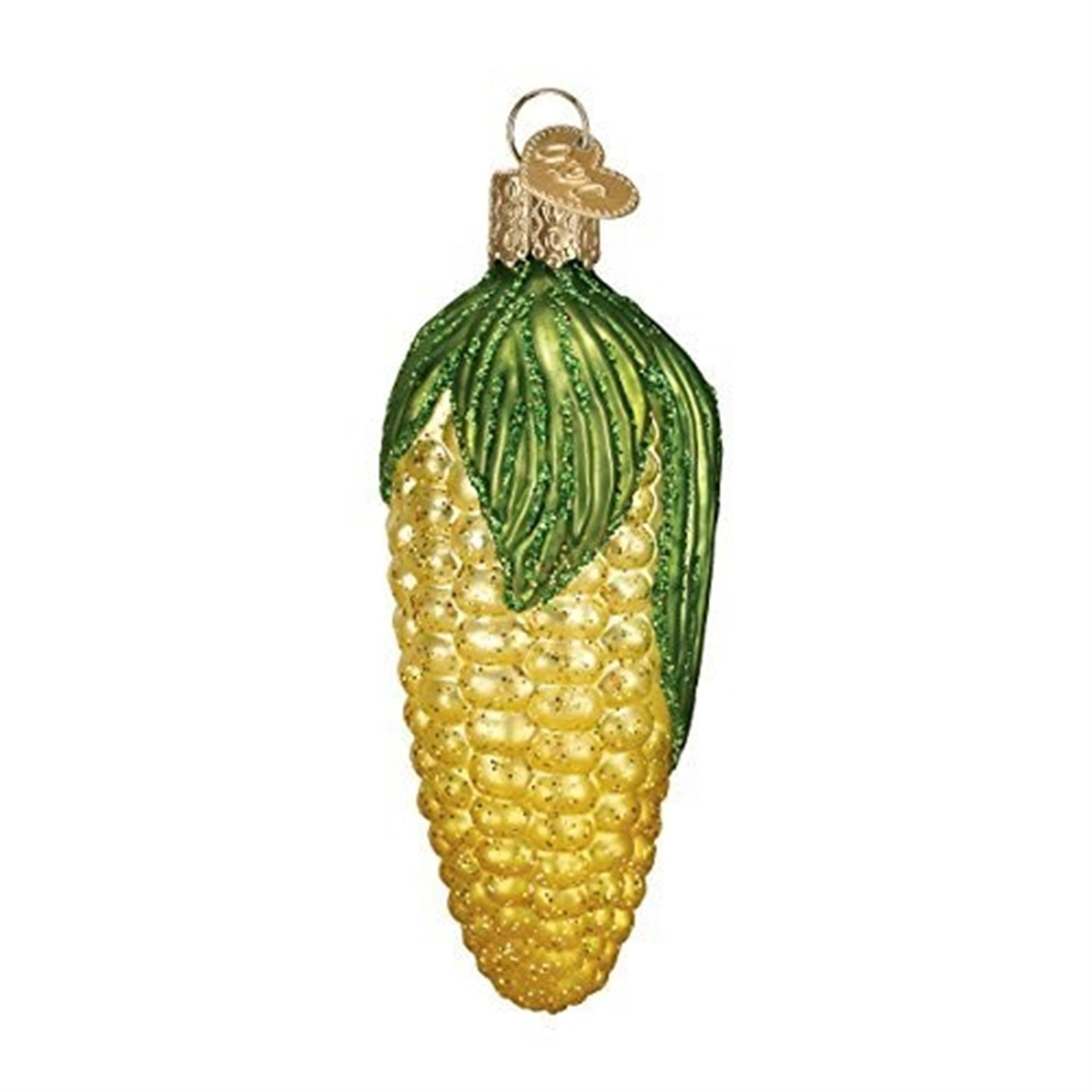 Old World Christmas Ear Of Corn Glass Blown Ornament