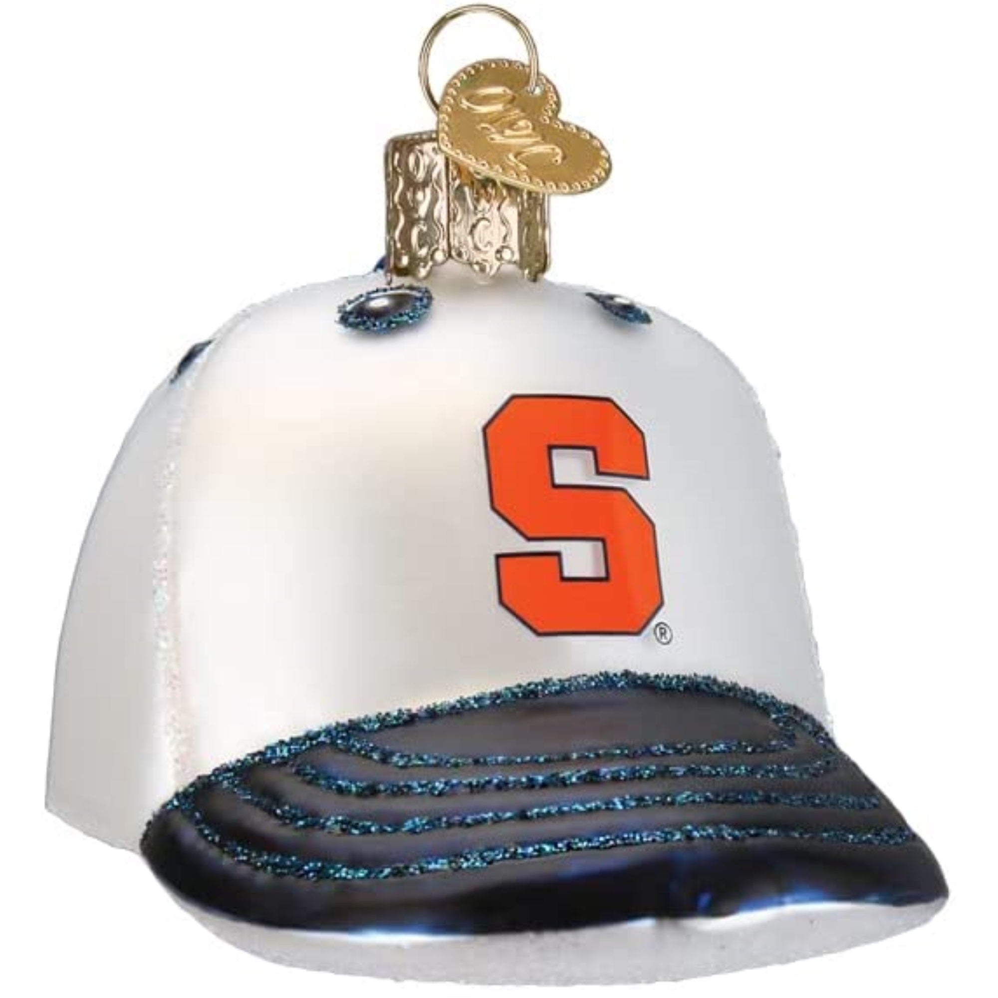Old World Christmas Blown Glass Christmas Ornament, Syracuse Baseball Cap