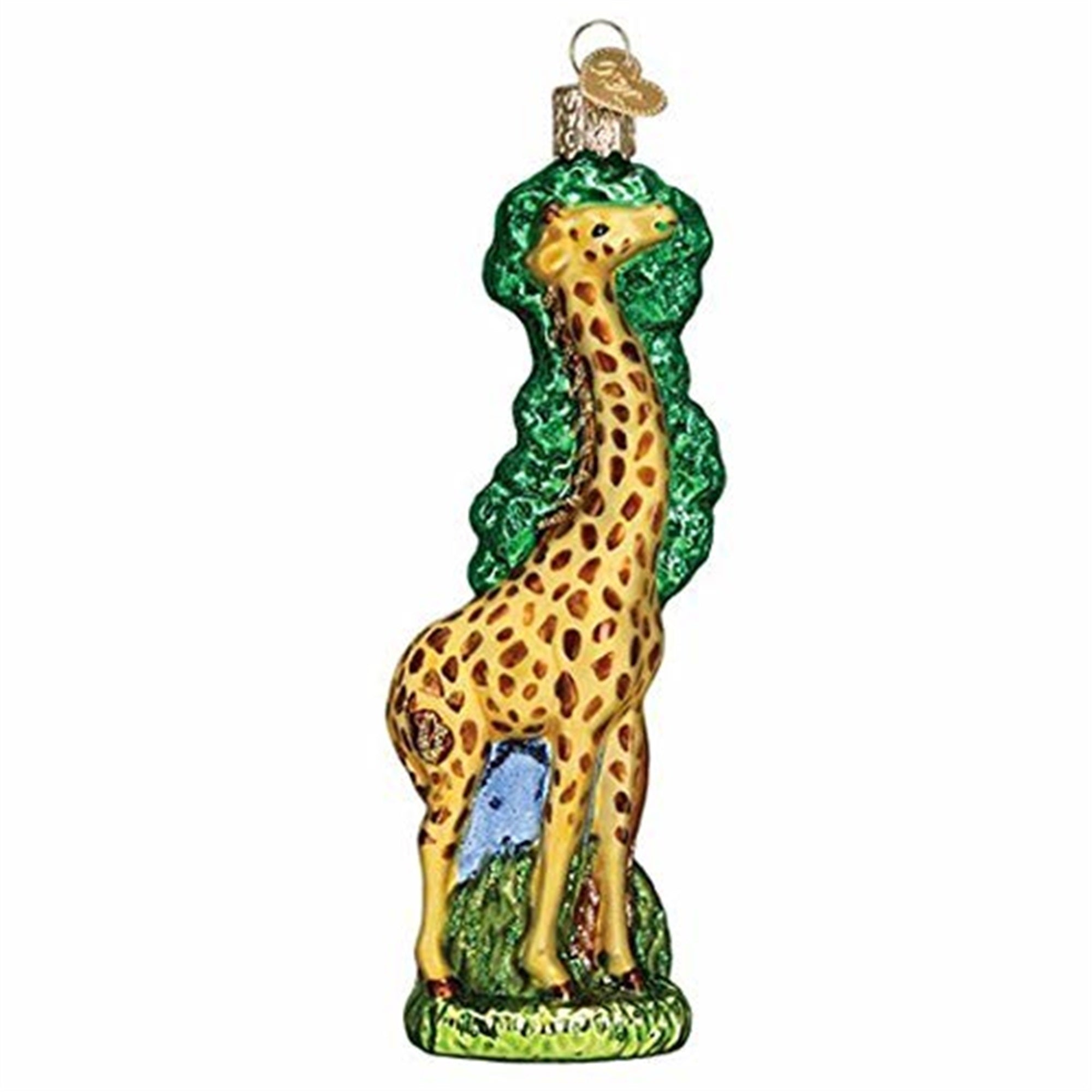 Old World Christmas Glass Blown Giraffe Ornament