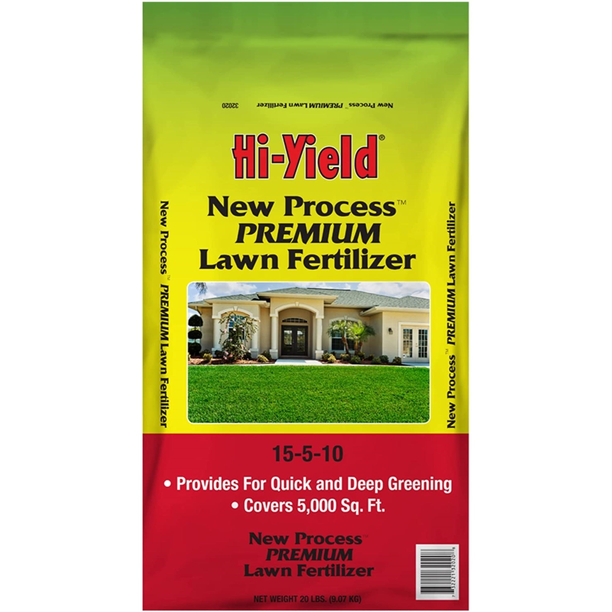 Hi-Yield New Process Premium Lawn Fertilizer 15-5-10, 20 lb bag 5M