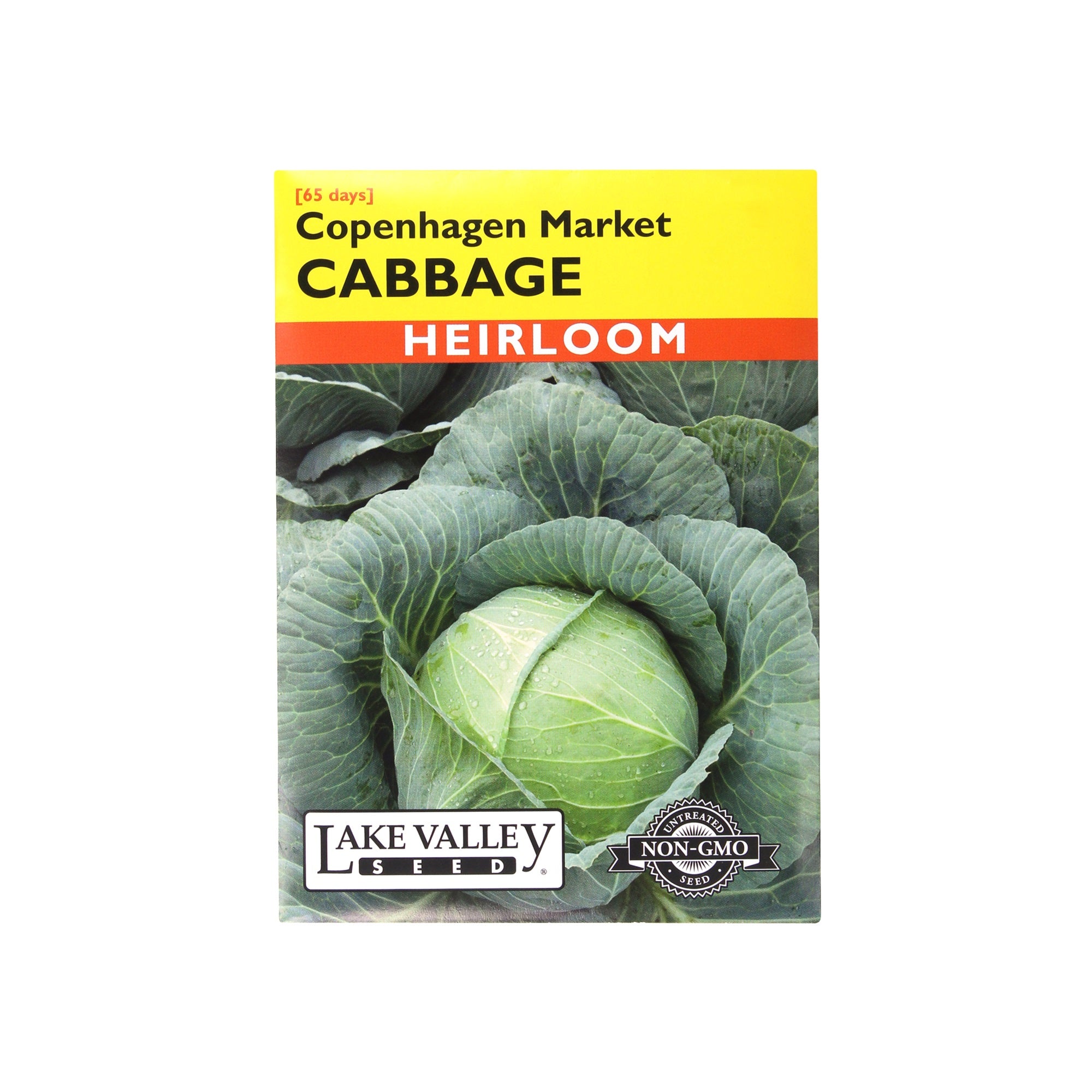 Lake Valley Seed Copenhagen Market Cabbage Vegetable, 1.5g