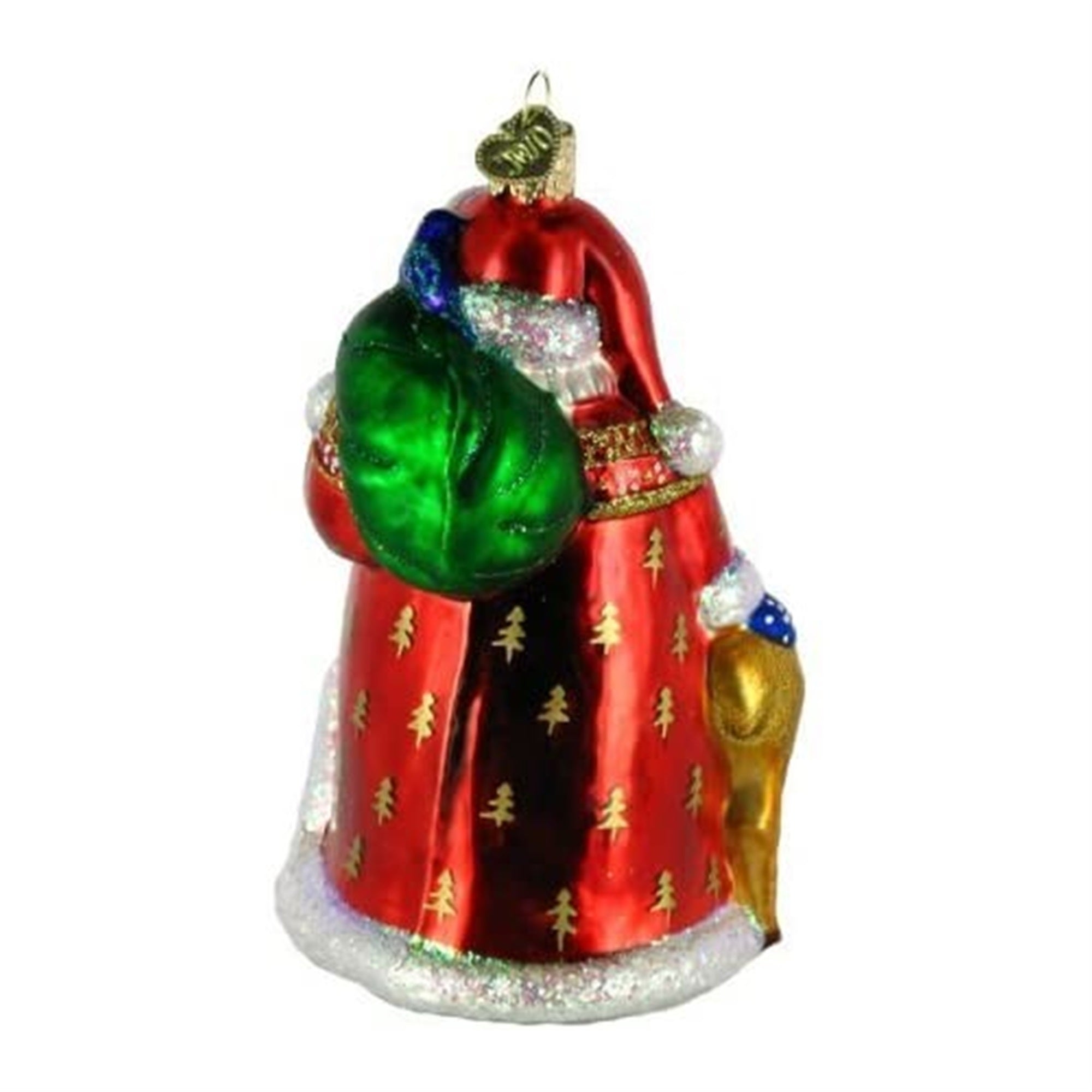 Old World Christmas Nordic Santa Glass Blown Ornament