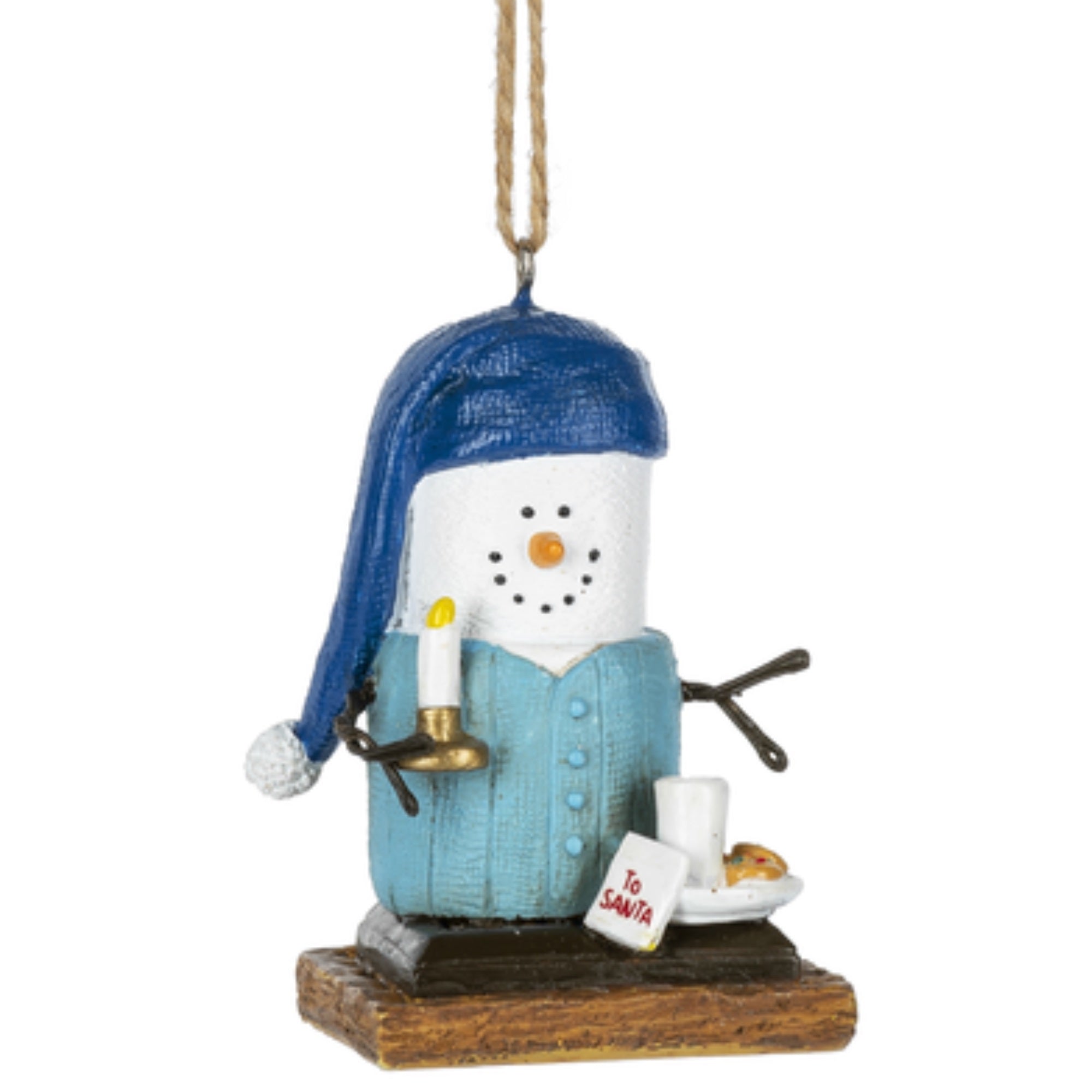 Ganz Smores Cookies for Santa Resin Christmas Ornament, 3"
