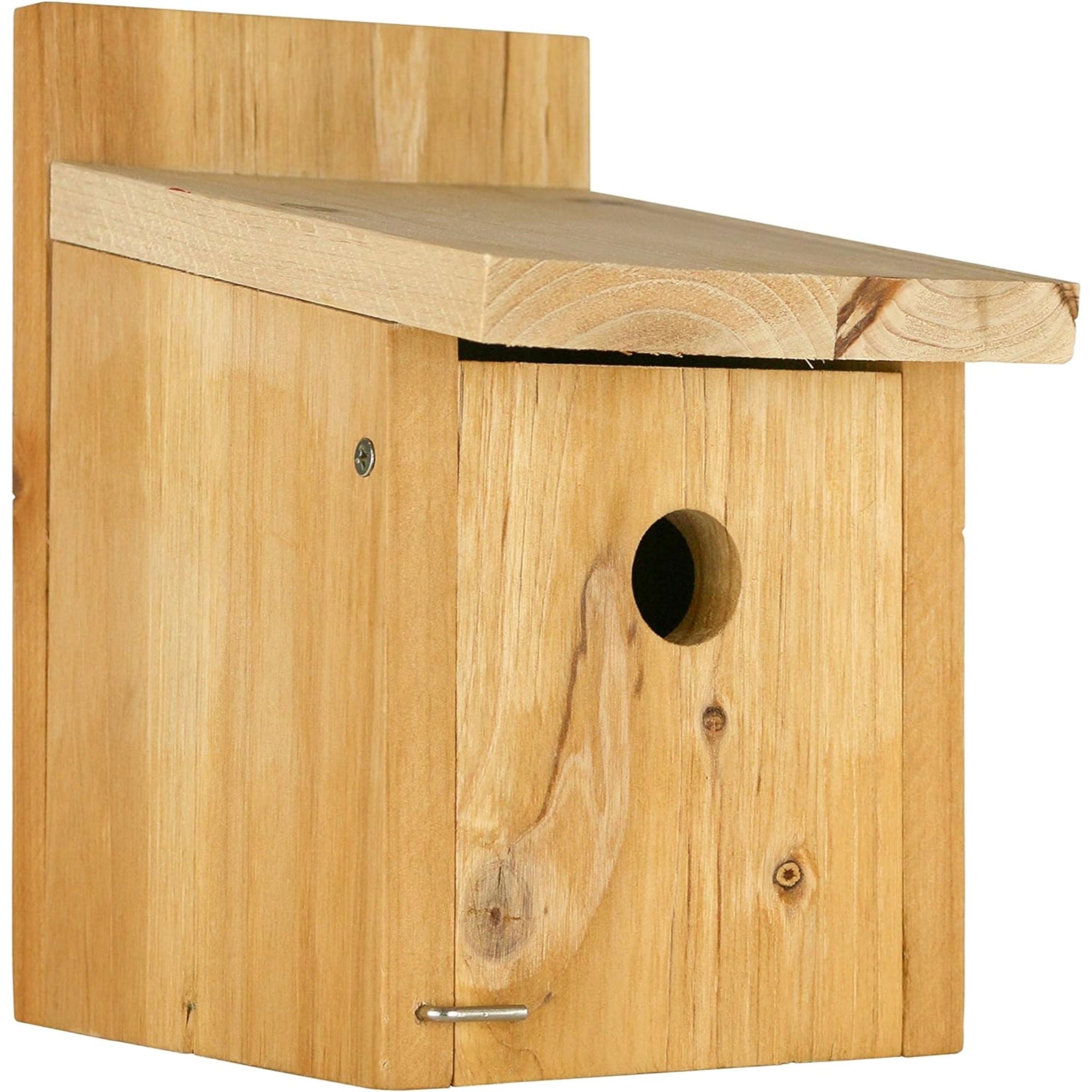 Wild Wings Cedar Box Wren Wild Bird Backyard House With Adjustable Door, Brown