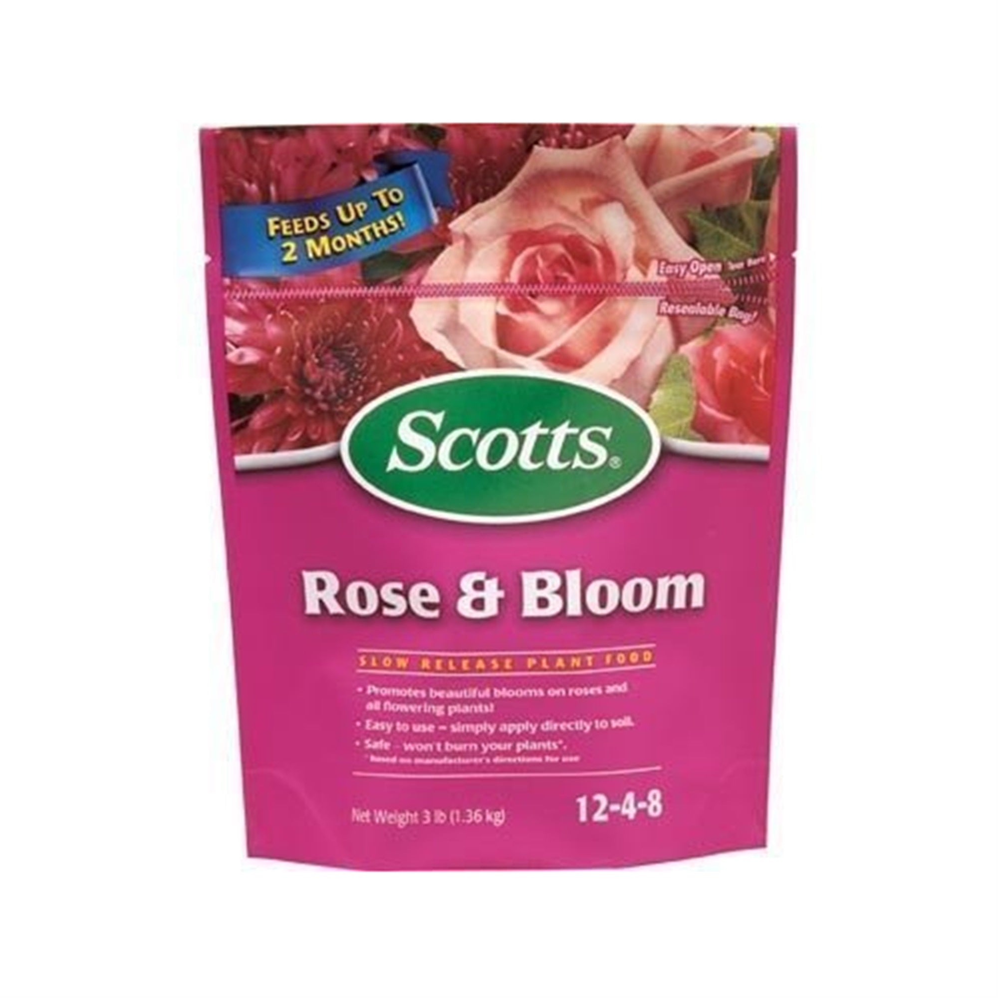 Scotts Rose & Bloom Continuous Release Plant Food- 3# bag