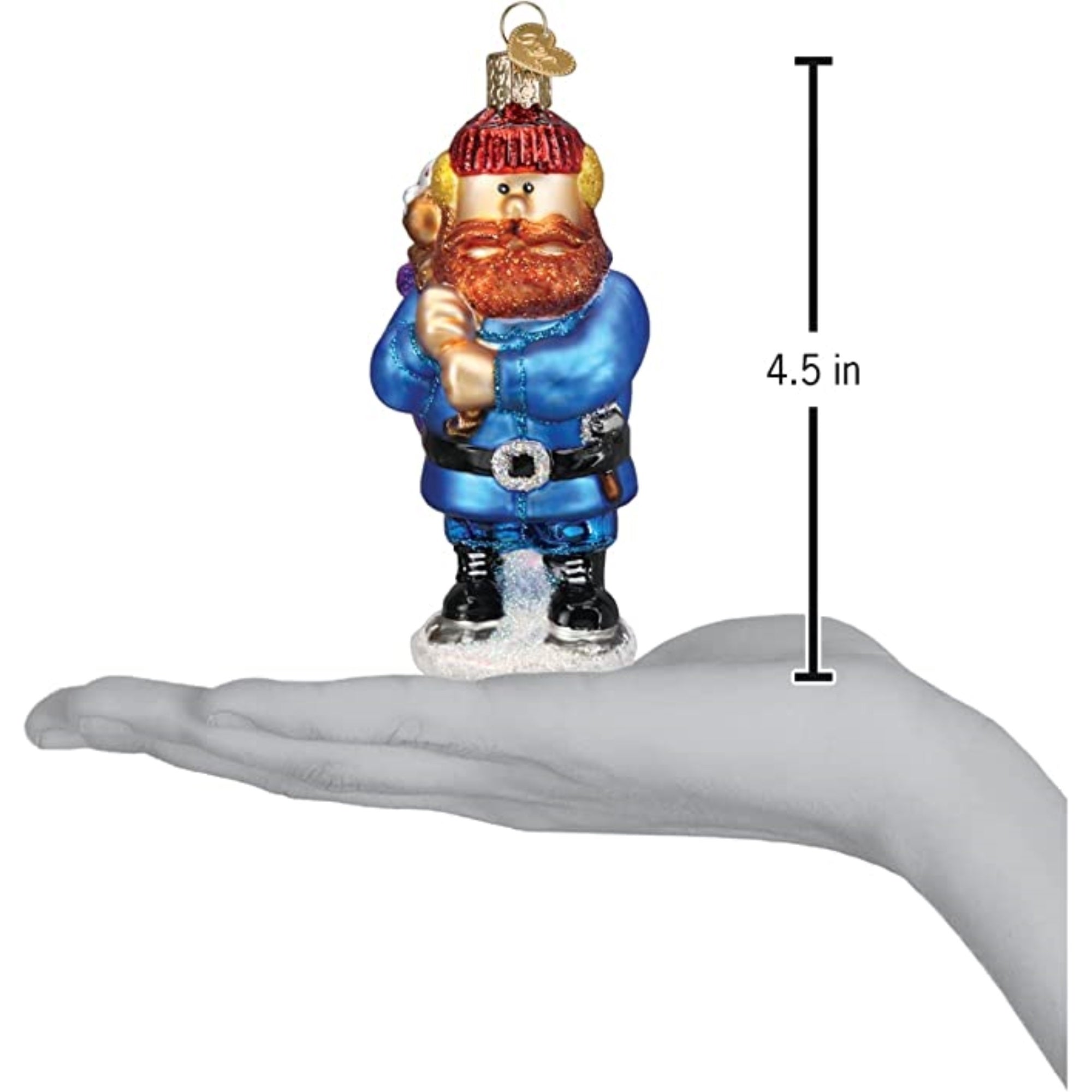 Old World Christmas Ornament, Glass, Yukon Cornelius