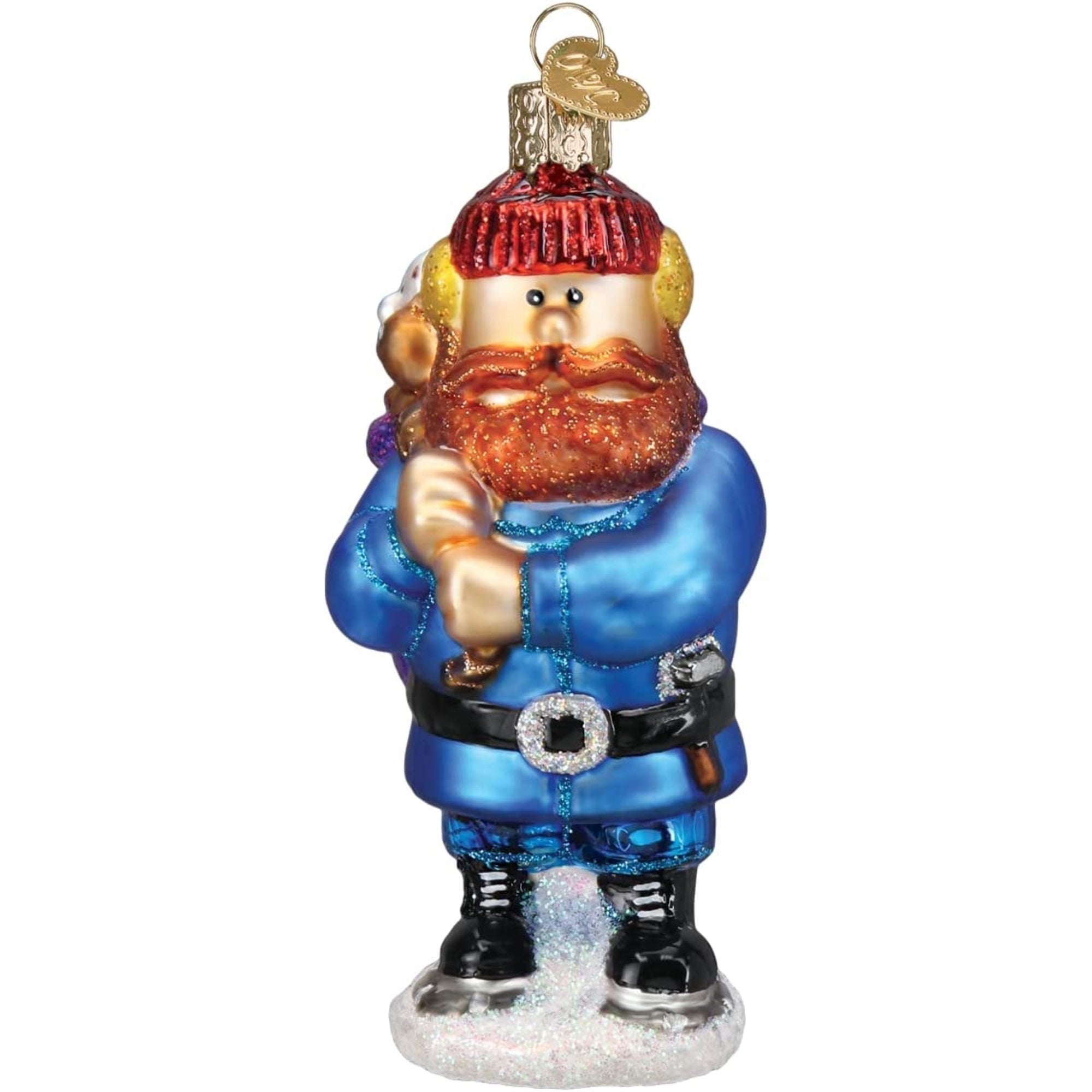 Old World Christmas Ornament, Glass, Yukon Cornelius