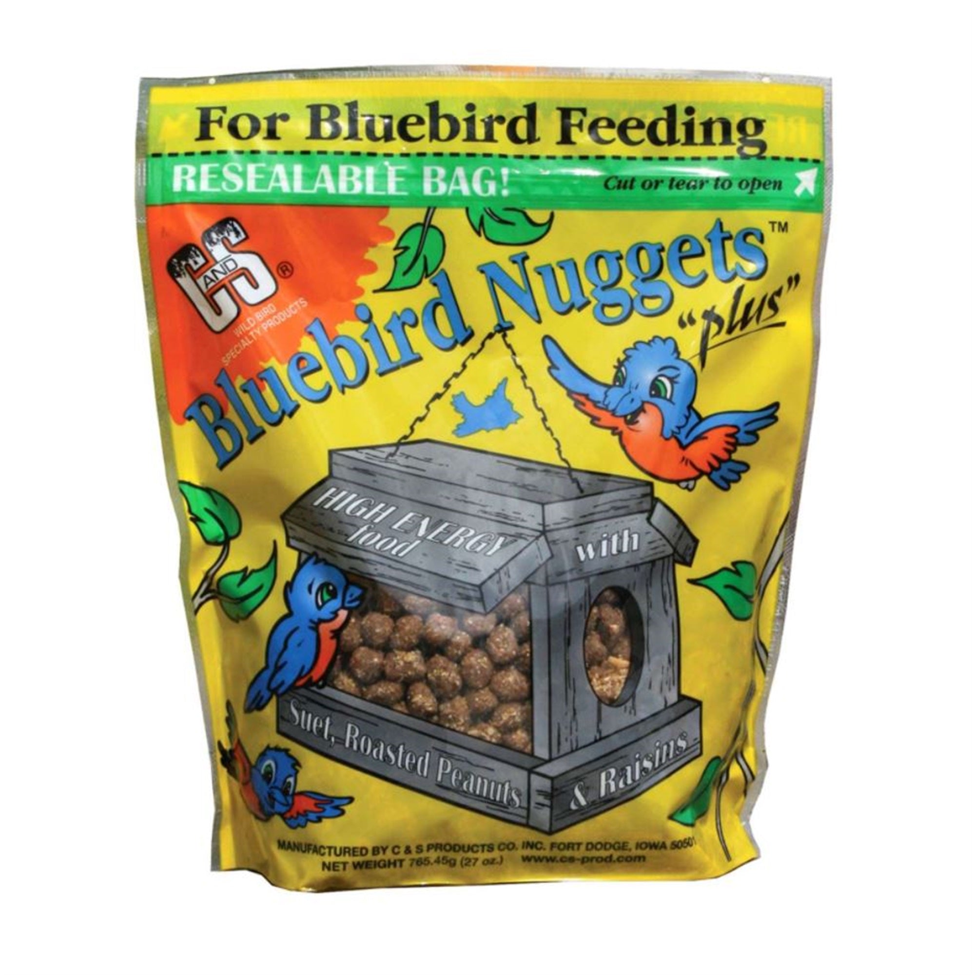 C & S Products Bluebird Nuggets, Resealable Bag 27 oz