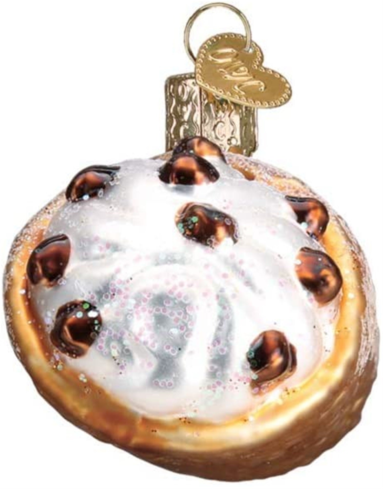 Old World Christmas Cannoli Glass Blown Ornament