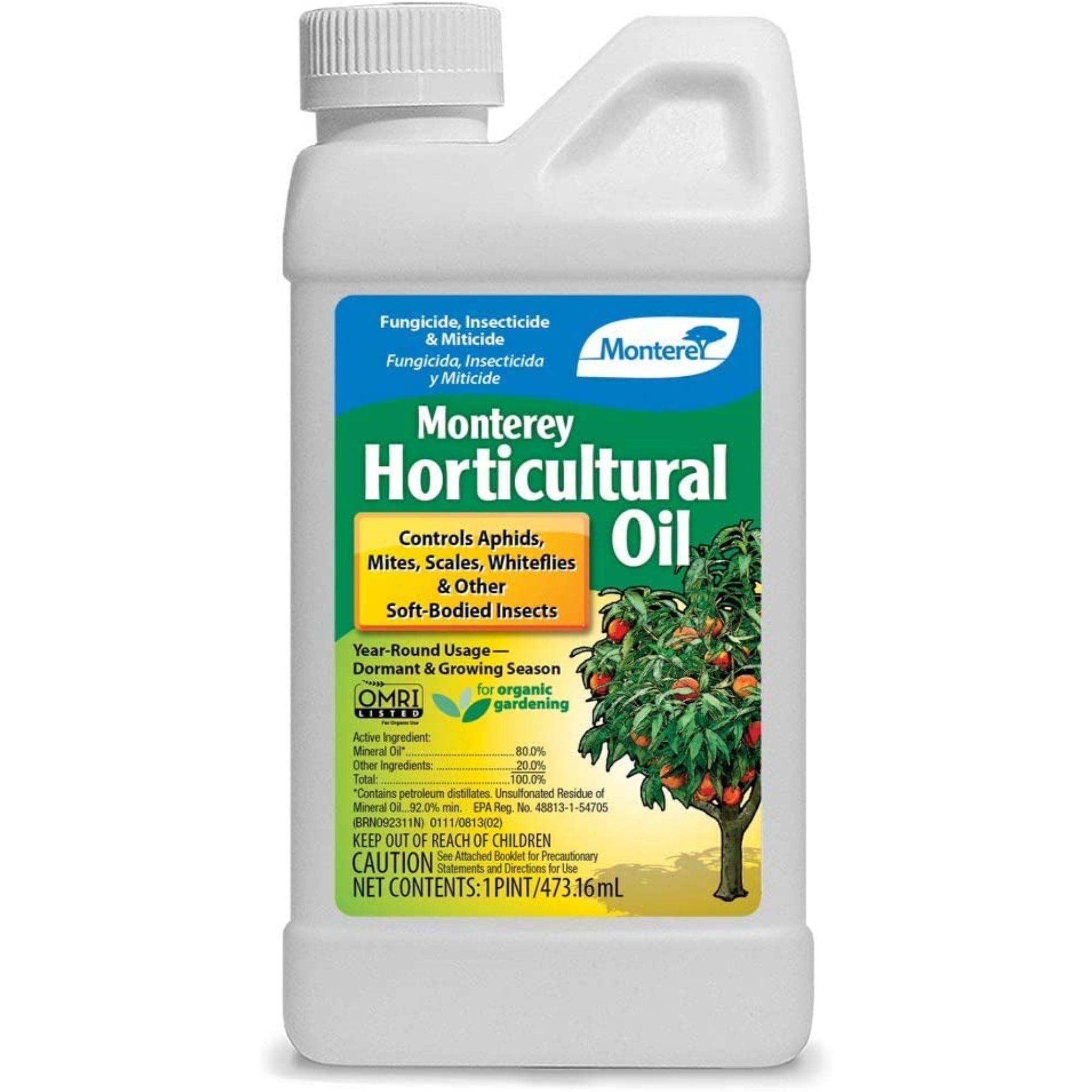 Monterey Lawn and Garden Horticultural Oil Concentrate, 1-Pint