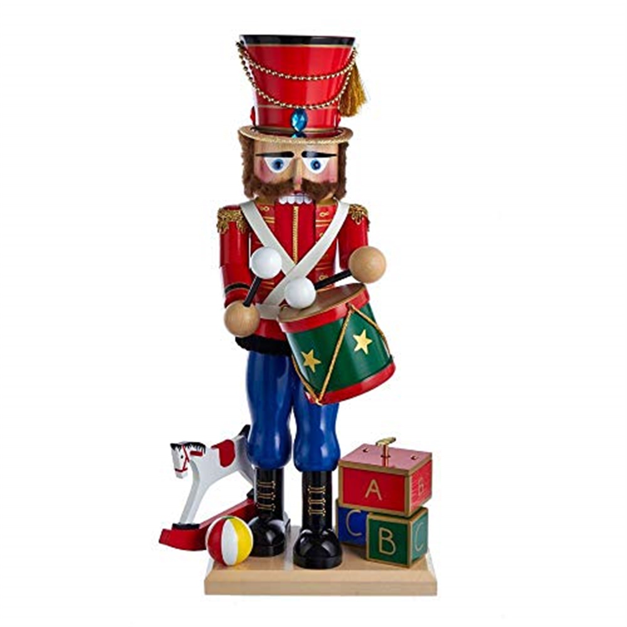 Steinbach Musical Nutcrackers, Song of the Season Series, 4th in Series, March of the Wooden Soldier Nutcracker, 18"