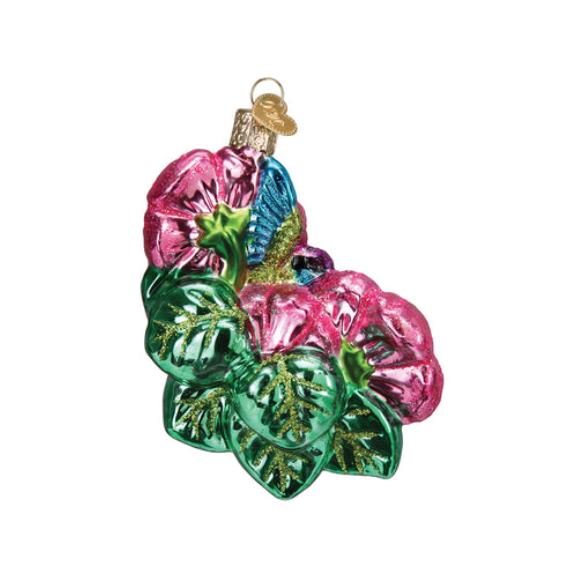 Old World Christmas Magnificent Hummingbird Blown Glass Holiday Ornament For Tree