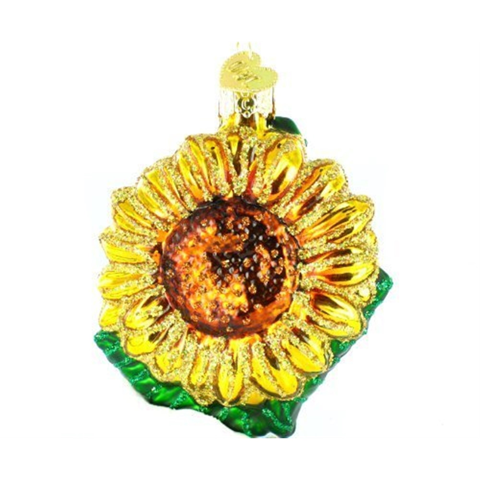 Old World Christmas Glass Blown Garden Sunflower Ornament