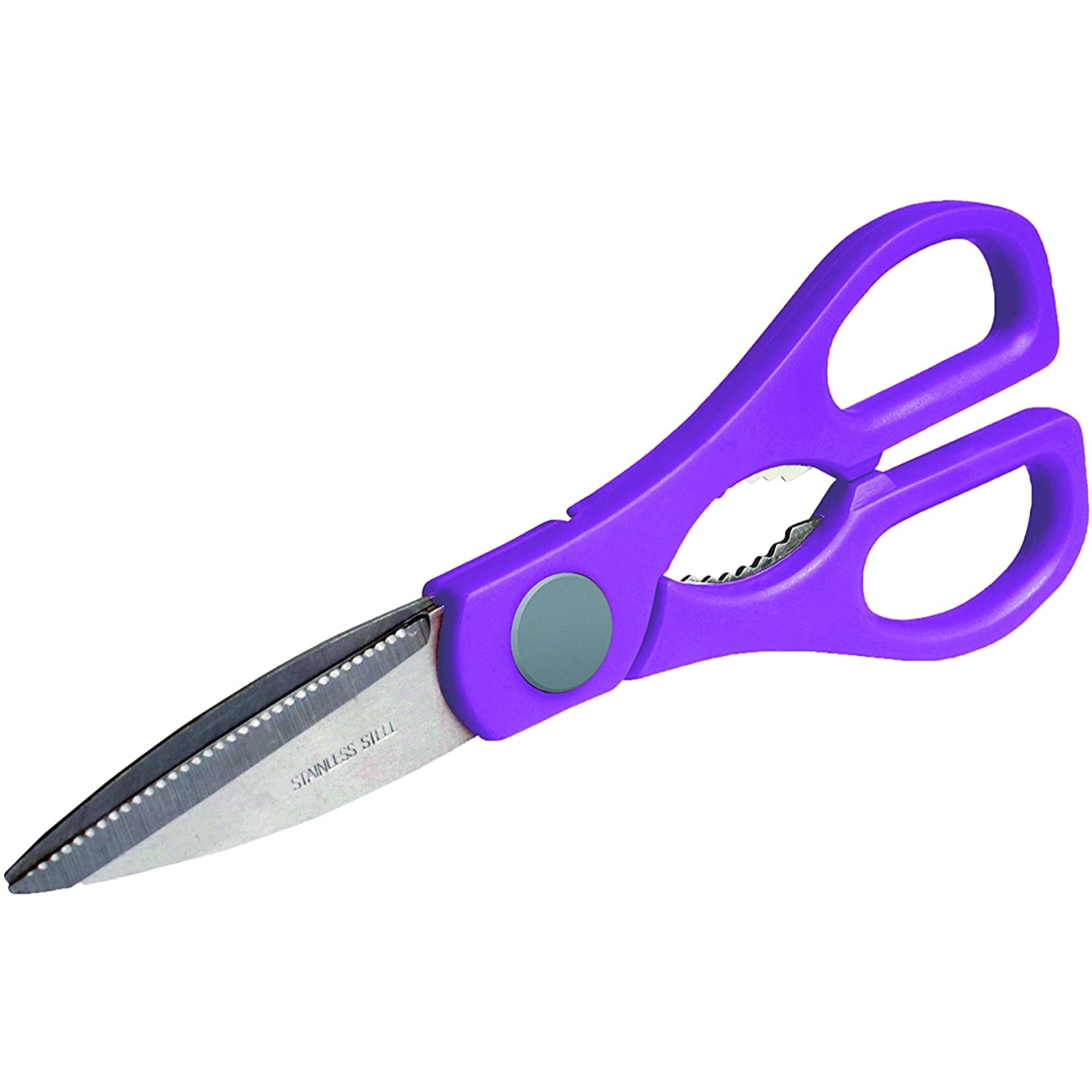 Bloom Household Stainless Steel Blades Shears (Six Count, Assorted Colors)