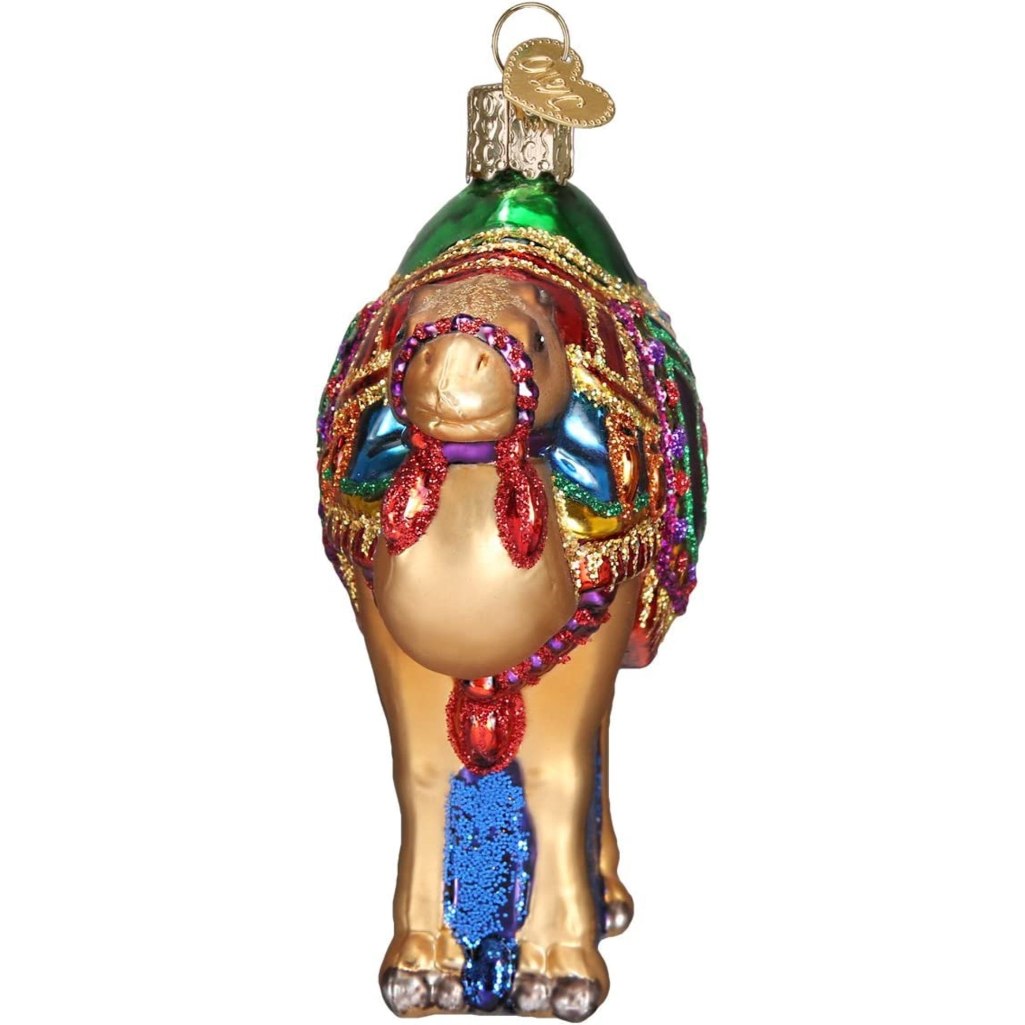 Old World Christmas Glass Magis Camel Ornament