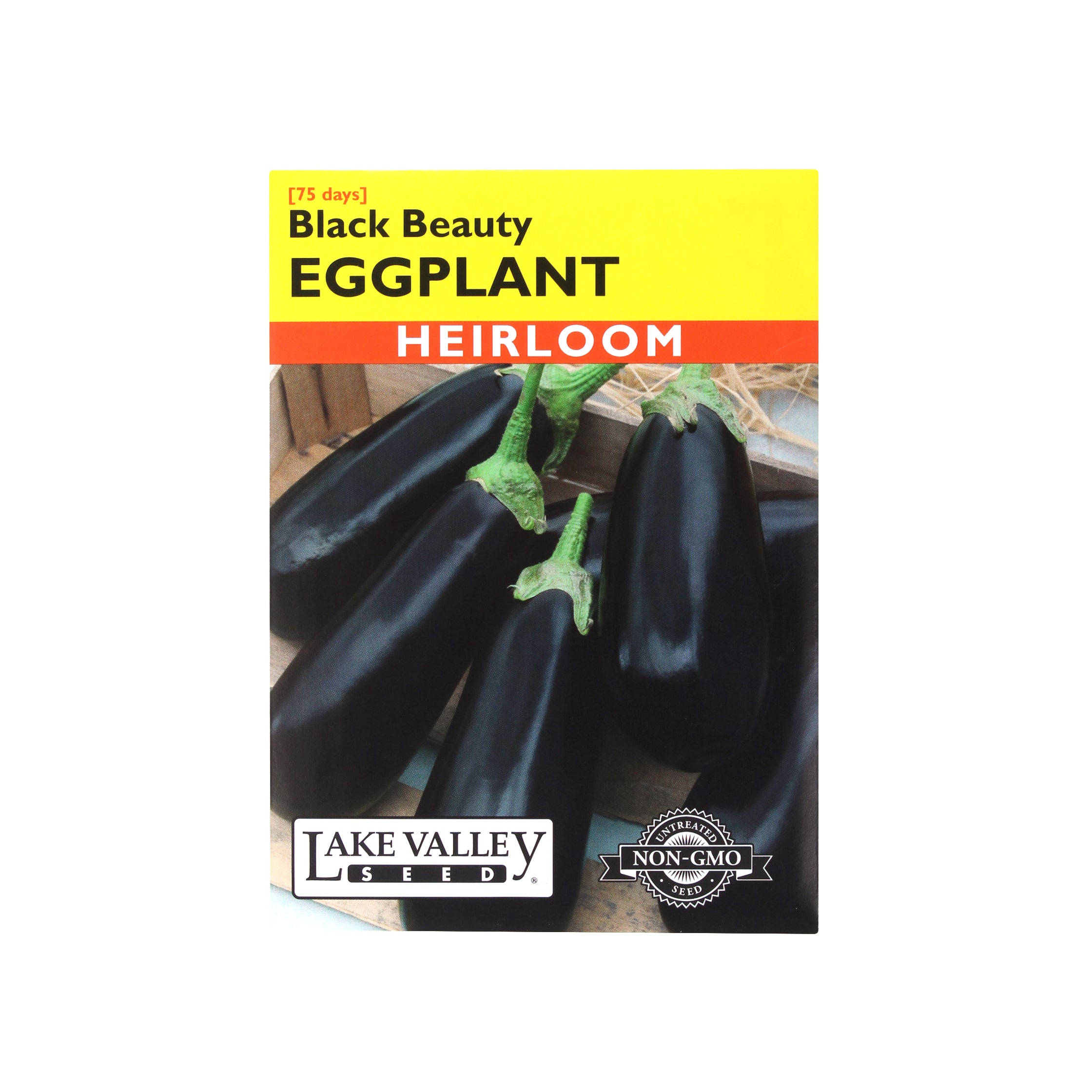 Lake Valley Seed Eggplant, Black Beauty Heirloom, 0.5g