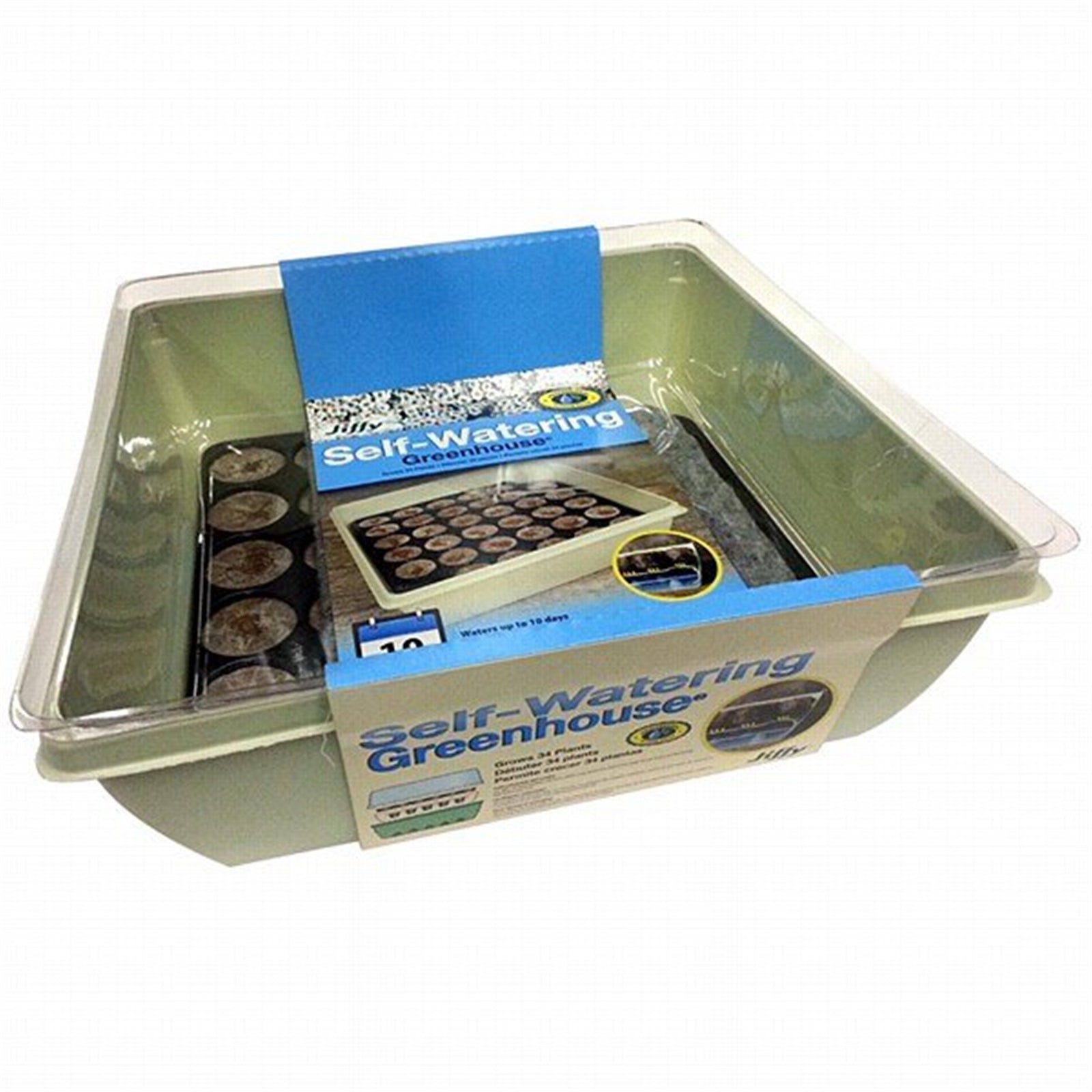 Jiffy Self Watering Greenhouse, 34 Cells
