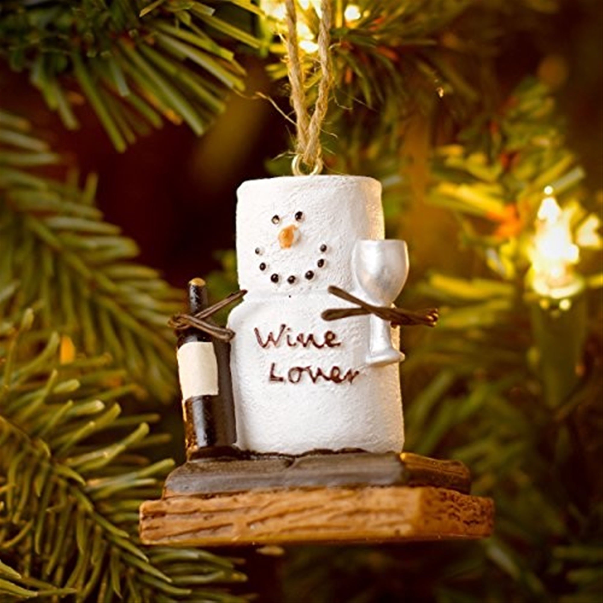 Midwest-CBK 477915 S'mores Wine Lover Christmas/Everyday Ornament