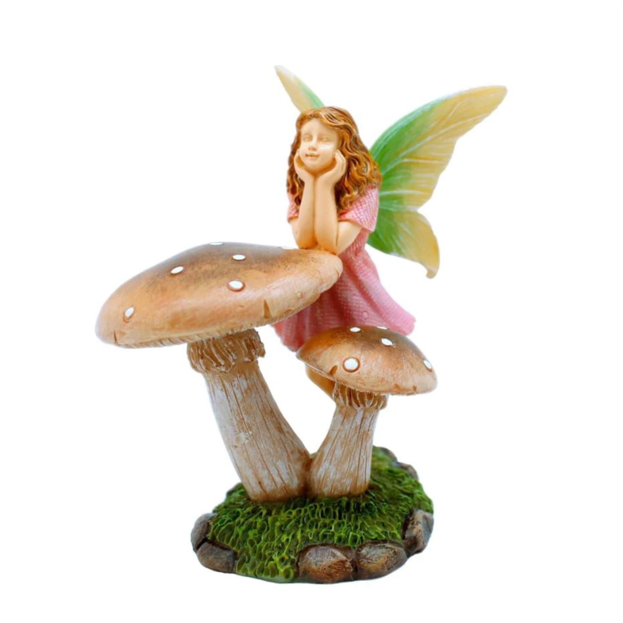 Marshall Home & Garden Fairy Garden Woodland Knoll Collection, Mushroom Fairy