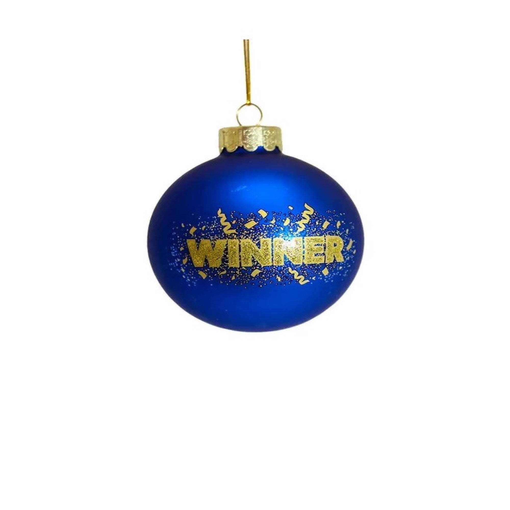 Kurt Adler Glass Ornament, Power Ball Winner, 3.15"