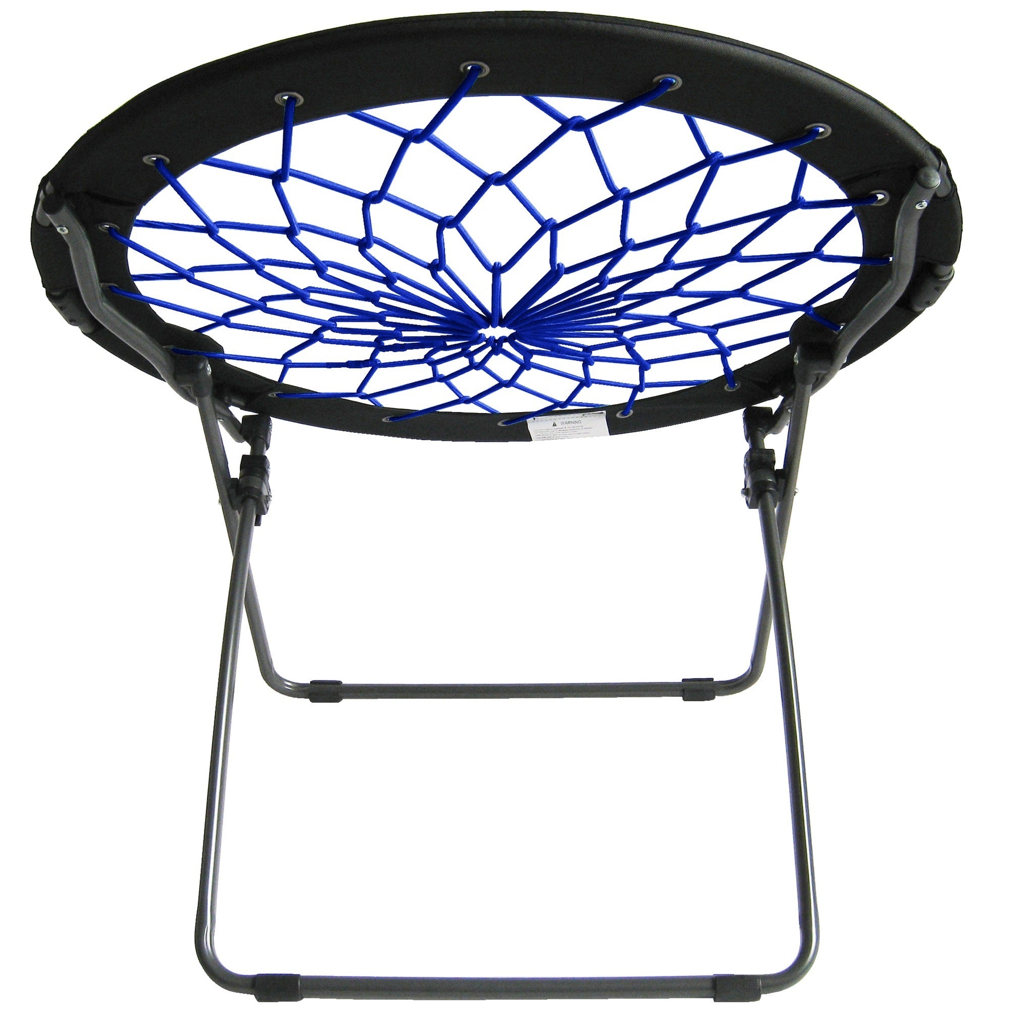 Zenithen Limited Bungee Folding Dish Chairs, Indigo (Pack of 1)