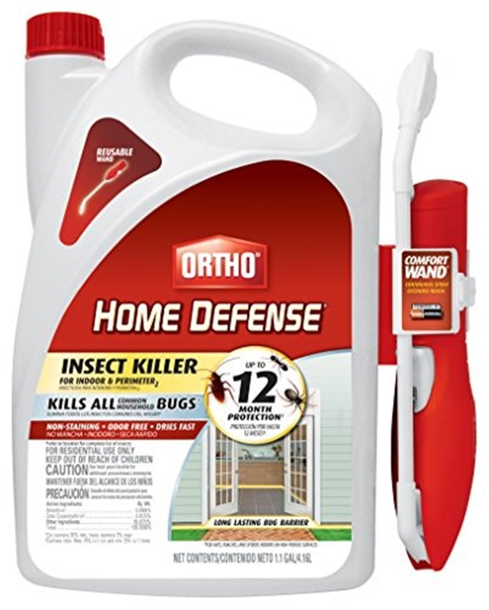 Ortho 0220810 Home Defense Max Insect Killer for Indoor & Perimeter RTU, 1.1 Gal