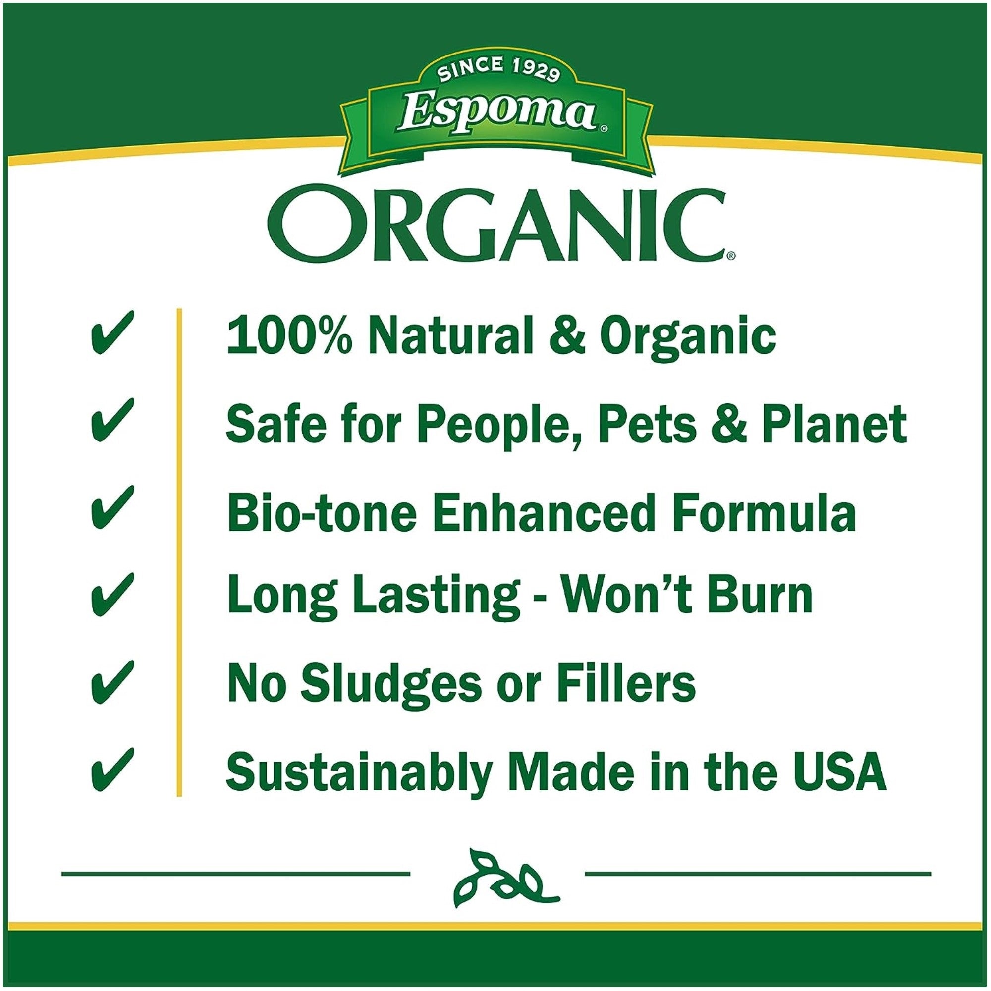 Espoma Organic 8-0-0 Lawn Food, Summer Revitalizer Natural & Organic for All Lawns, Provides Iron & Long-Lasting Organic Nitrogen for a Greener Lawn, 30 lb Bag