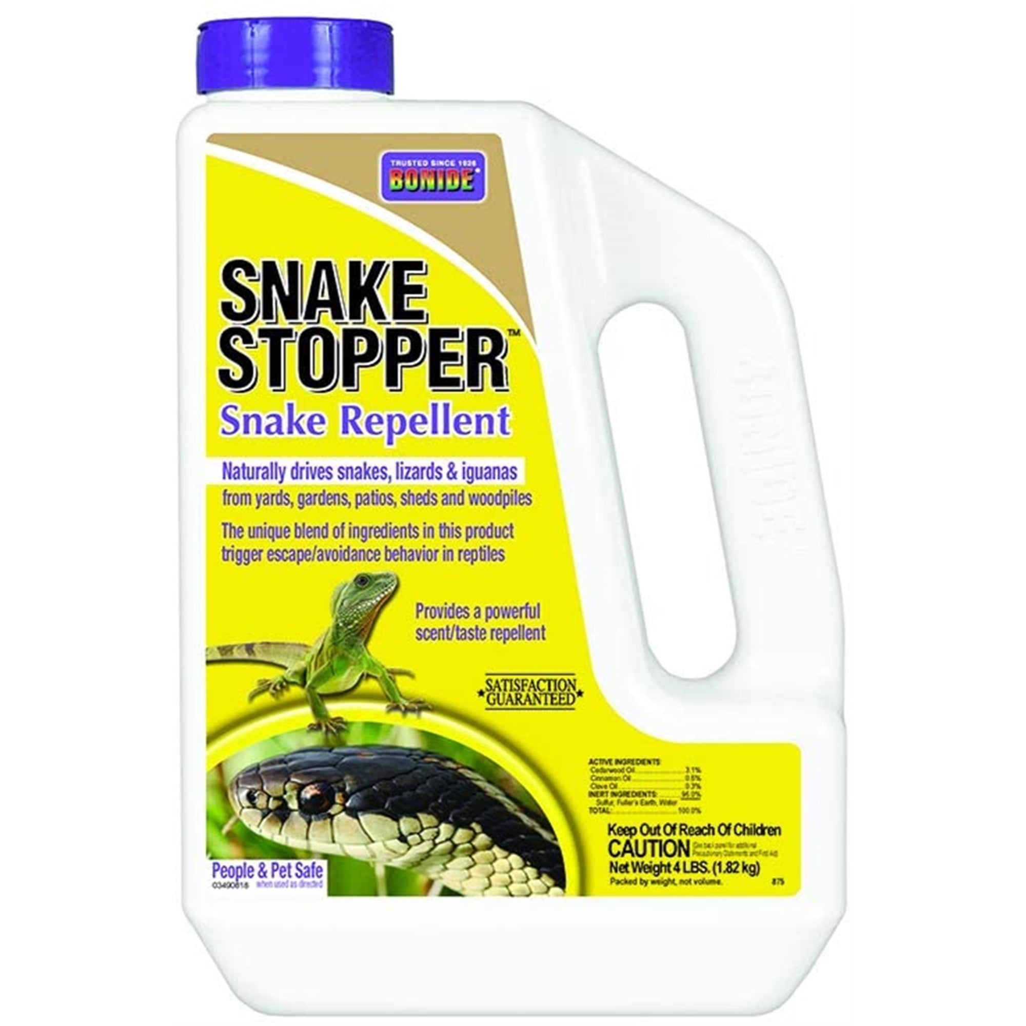 Bonide Snake Stopper Animal Repellant Granules, 4-Pound