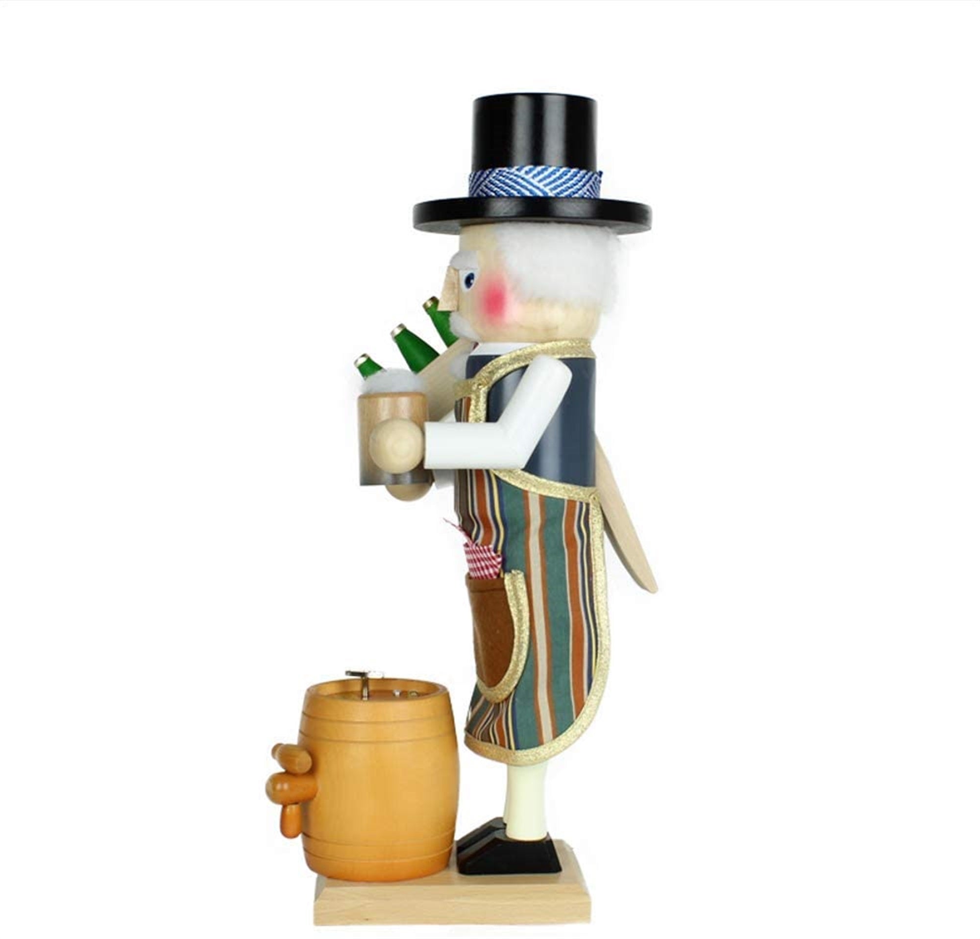 Steinbach Big Nutcracker Collection, Musical, Plays Edelweiss, Big Brewmaster 18"