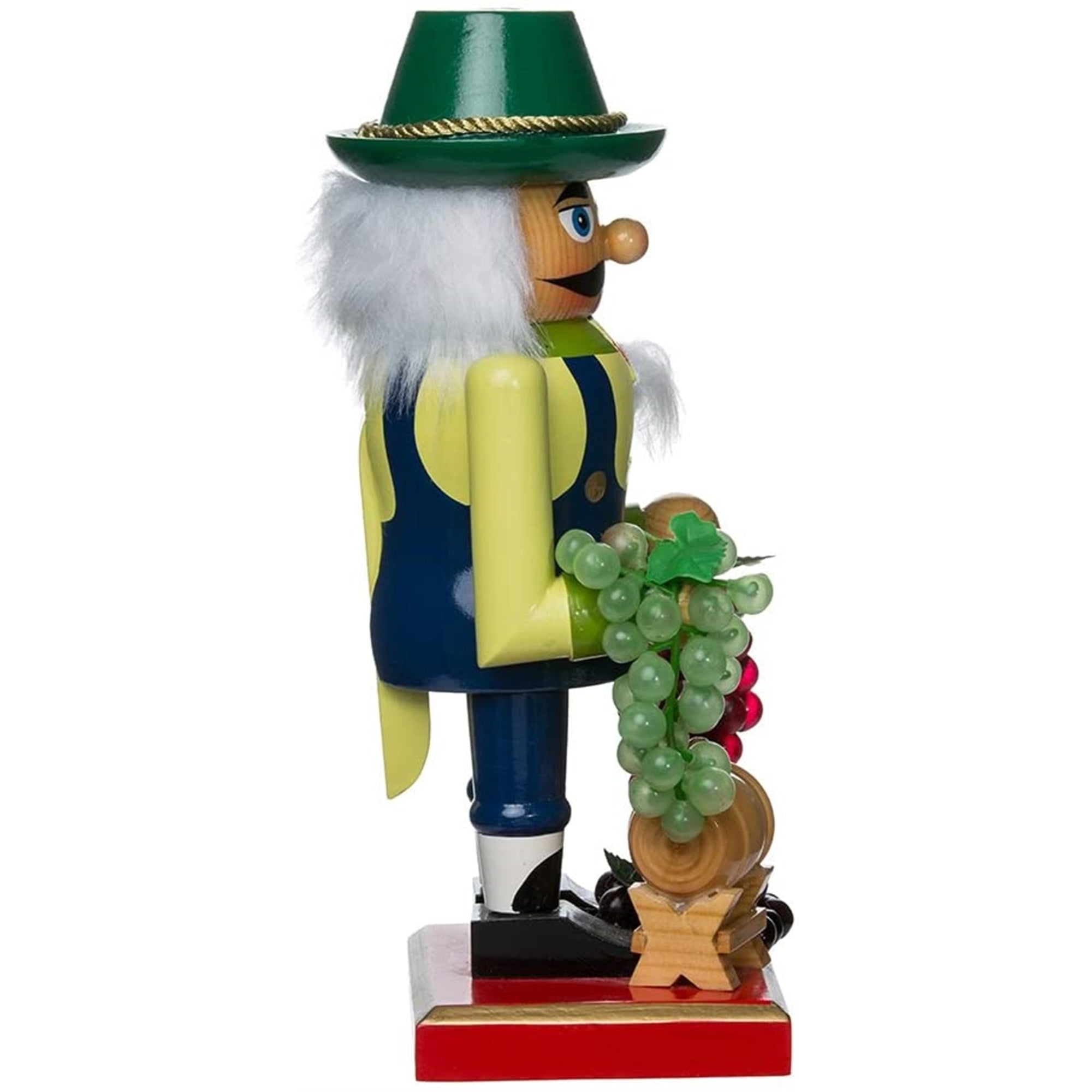 Kurt Adler Chubby Nutcracker Collection, Winemaker Nutcracker, 10.25"