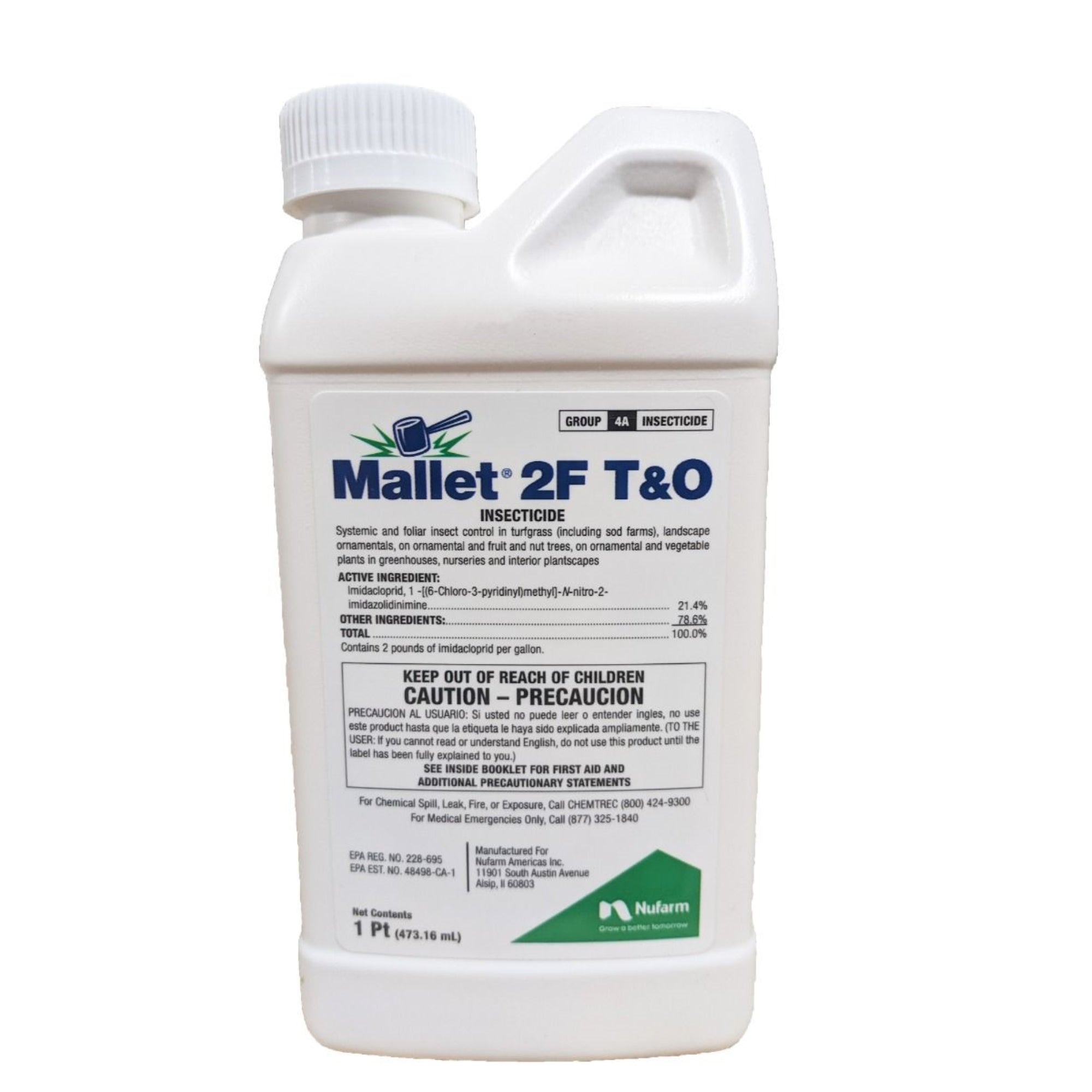 Nufarm Mallet T&O Commercial and Residential Insecticide Concentrate, 1 pt