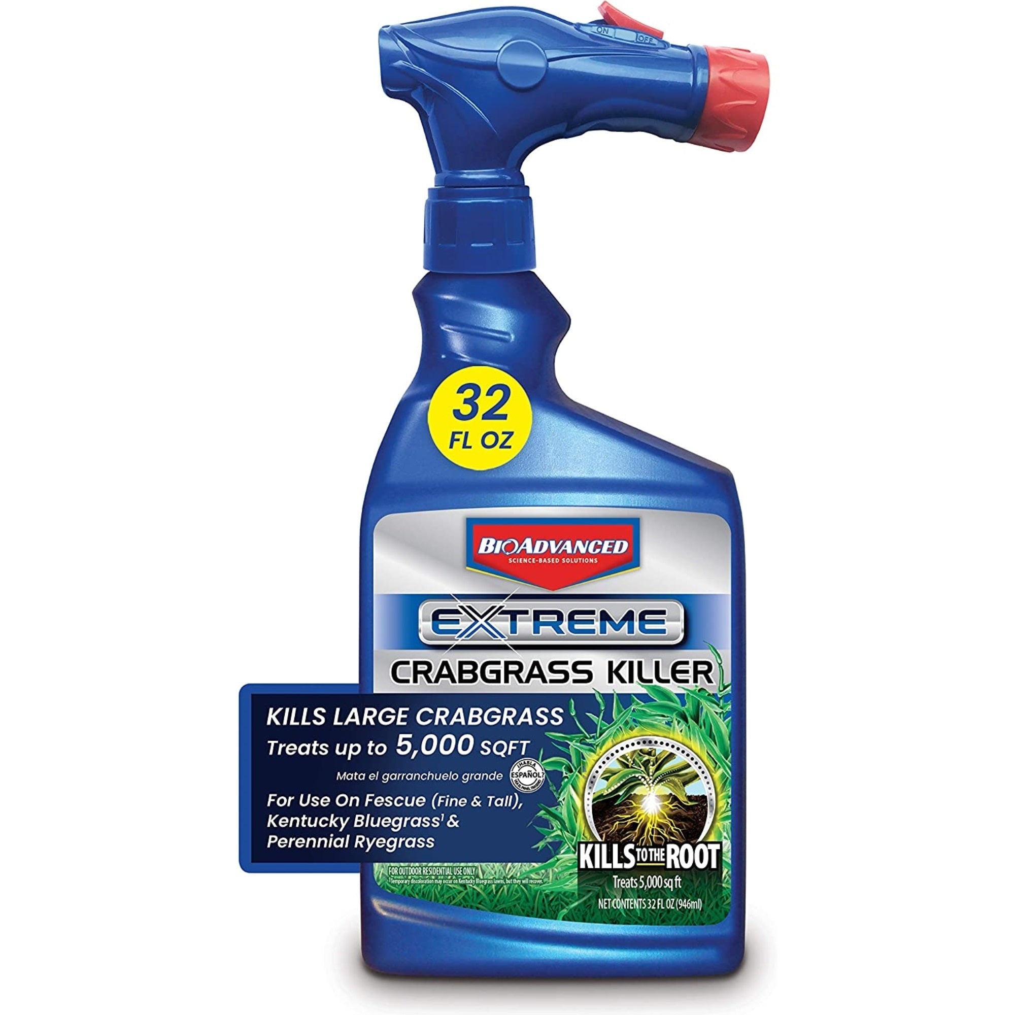 BIOADVANCED Extreme Crabgrass Herbicide Weed Killer, Ready-to-Spray, 32 Ounce