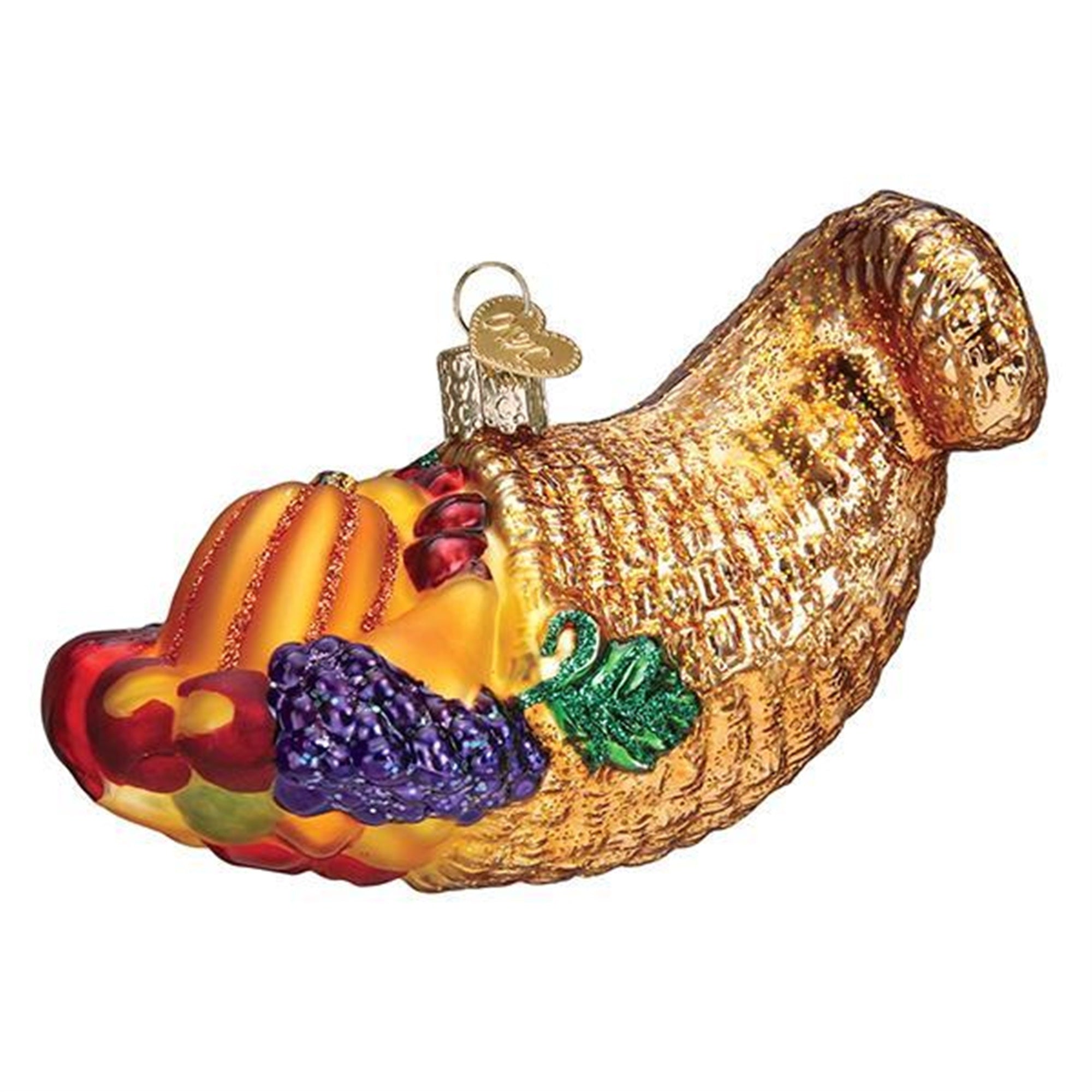 Old World Christmas Glass Blown Ornament, Cornucopia