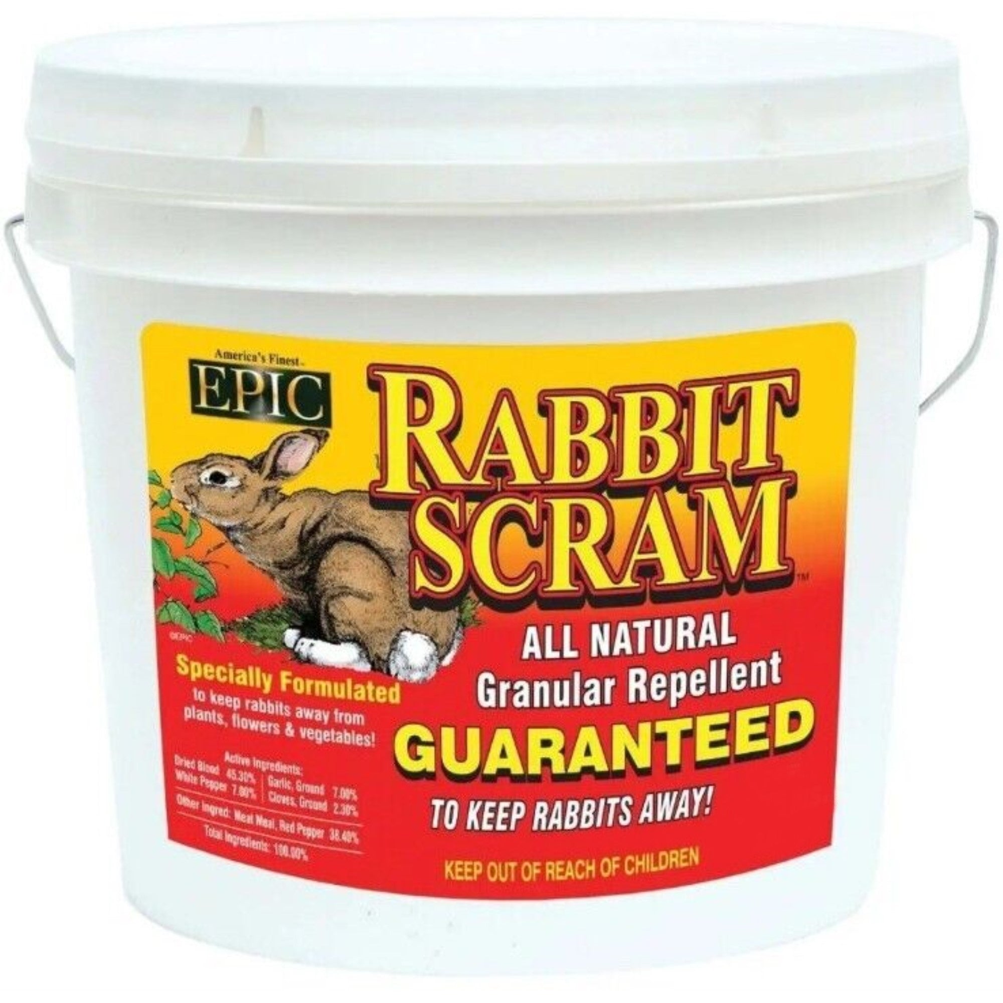 EPIC Rabbit Scram All Natural Granular Repellent Resealable Container