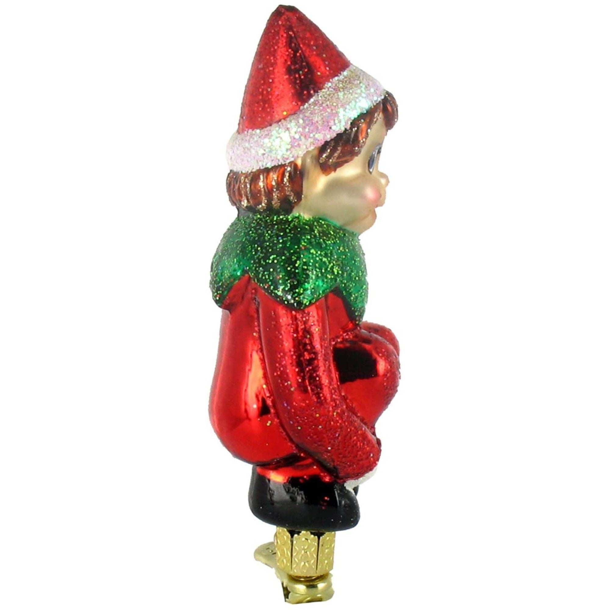 Old World Christmas: Kids Toy Collection Glass Blown Ornaments, Christmas Pixie