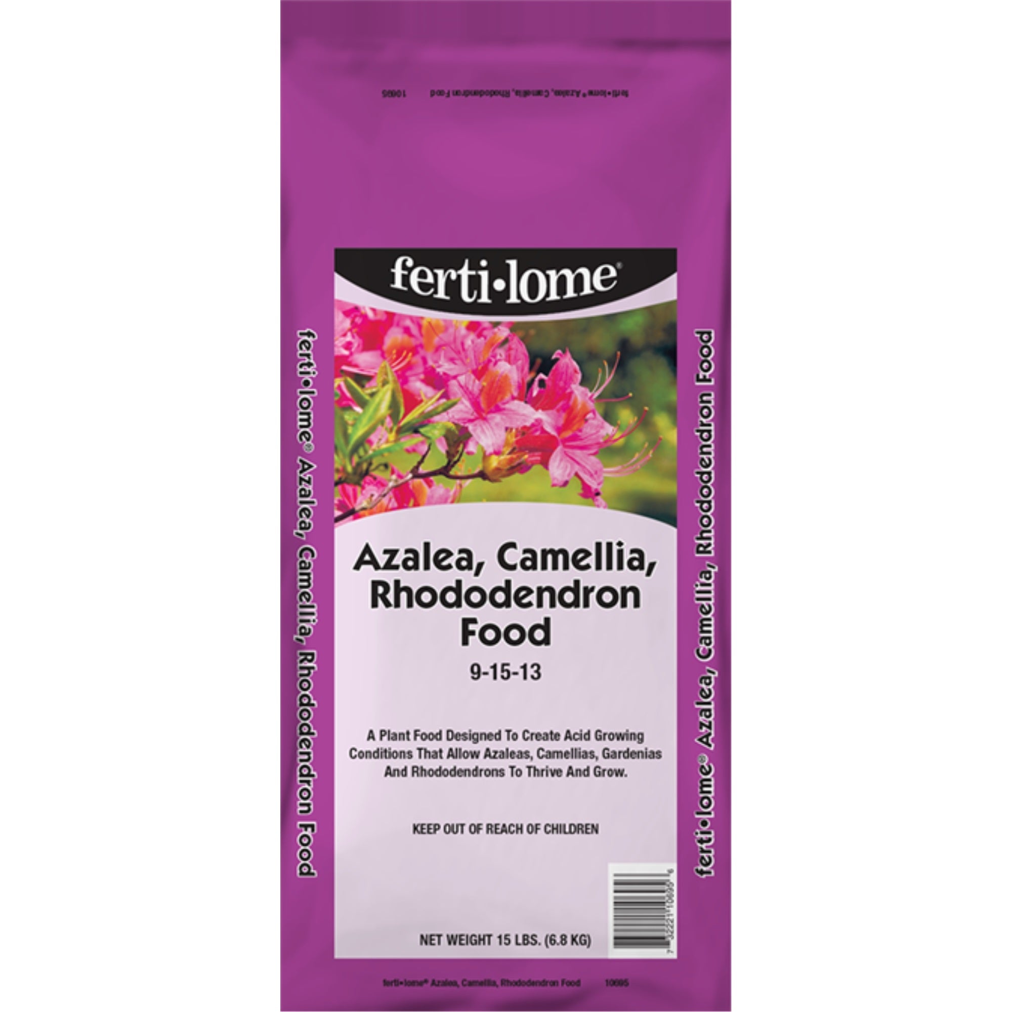 VPG Fertilome Azalea Camellia Rhododendron Food 9-15-13, 15 lb bag