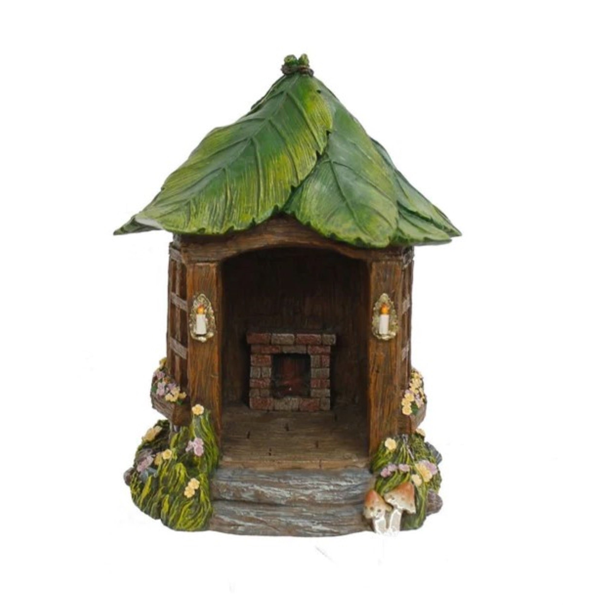 Marshall Home & Garden Fairy Garden Woodland Knoll Collection, Solar Bungalow House