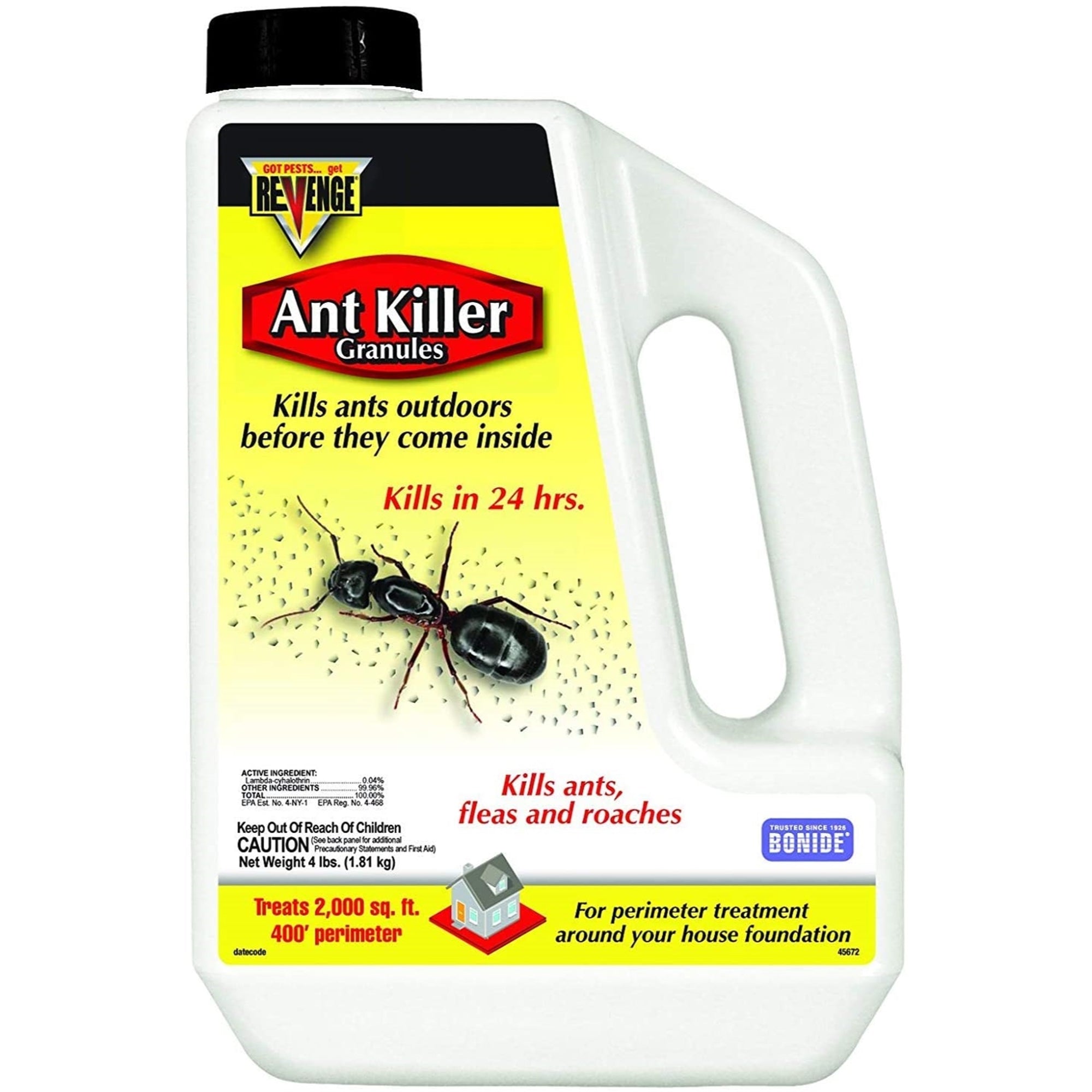 Bonide Ant Killer Granules, 4 lb treats up to 2,000 sq ft