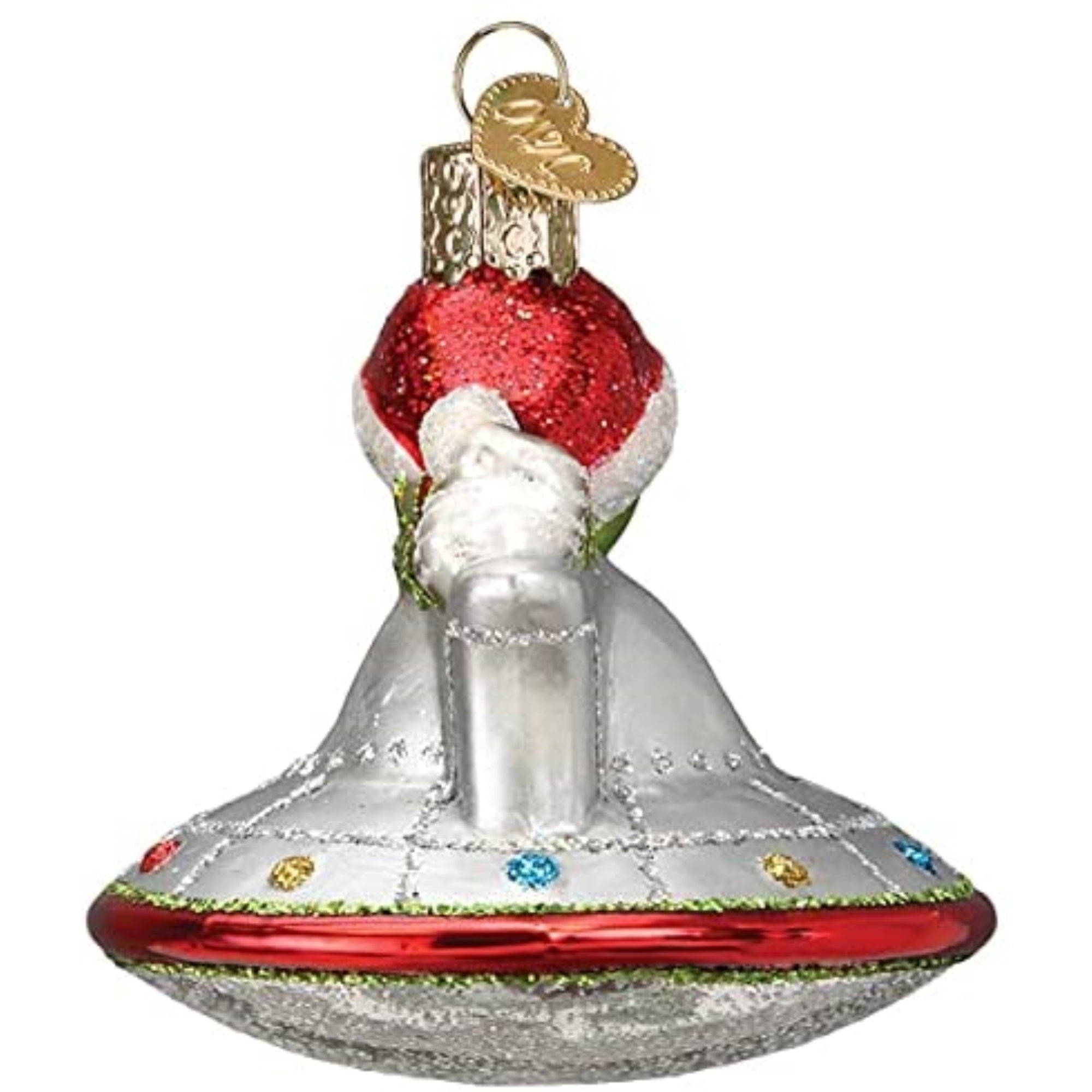 Old World Christmas Glass Blown Tree Ornament, Christmas UFO